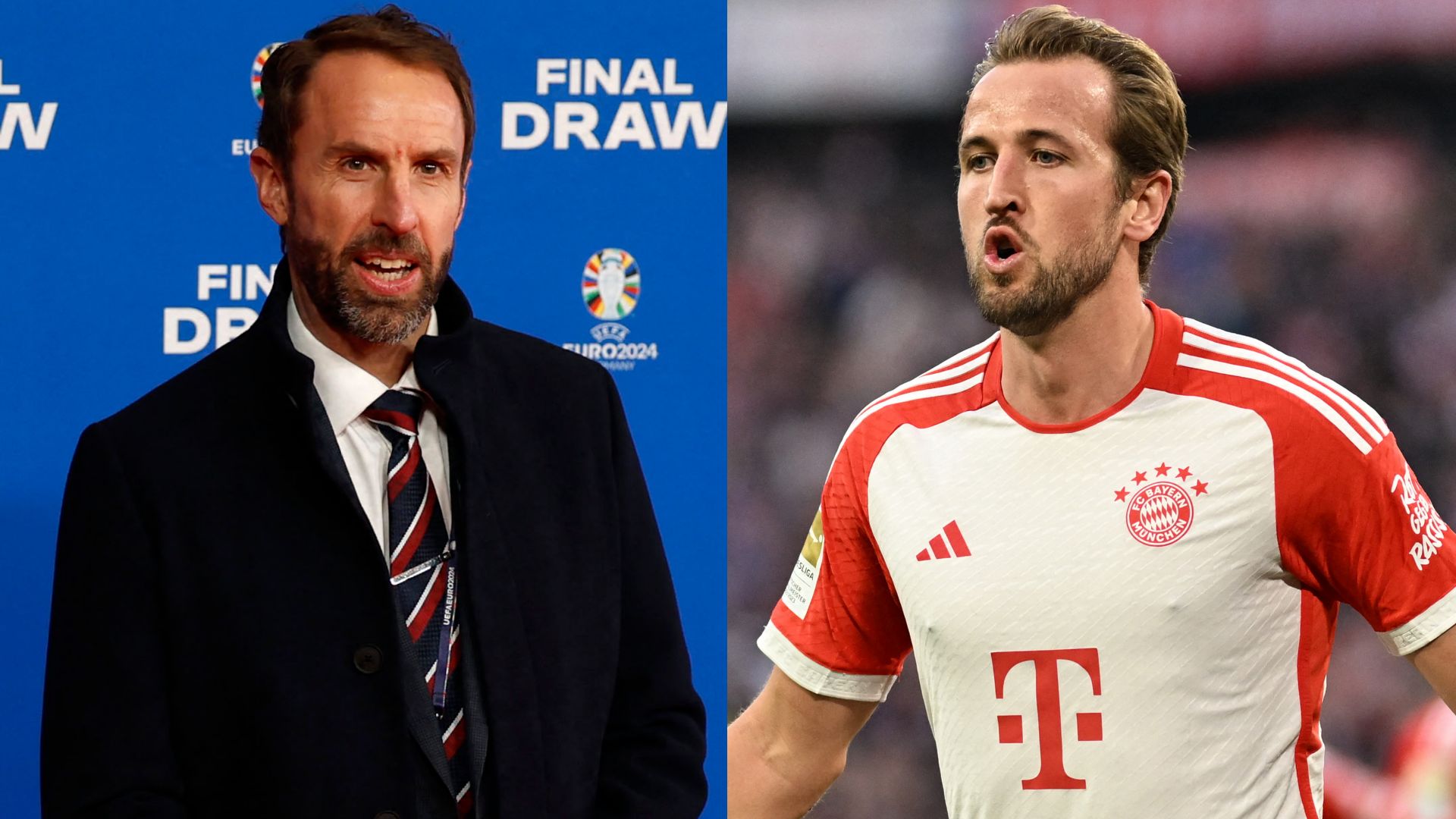 Gareth Southgate Harry Kane 2023-24