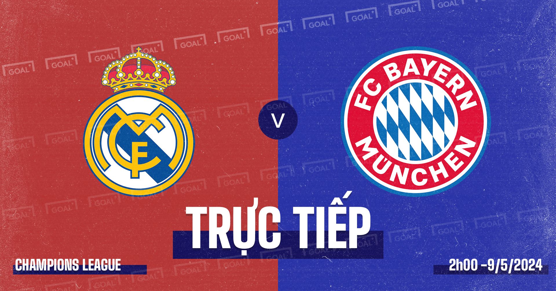 Real Madrid vs Bayern Munich Champions League 2023/24 GFX