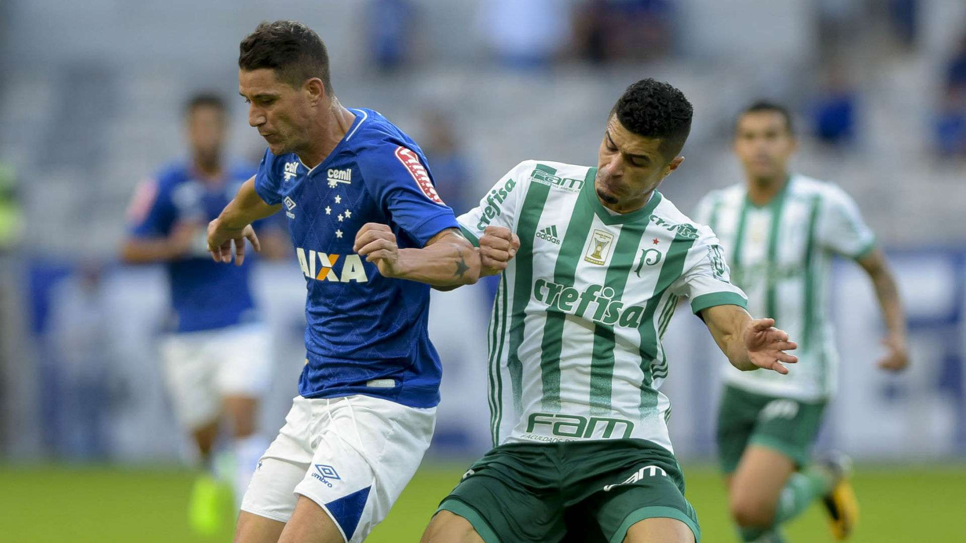 Thiago Neves Egídio  Cruzeiro Palmeiras Brasileirão 09 07 2017