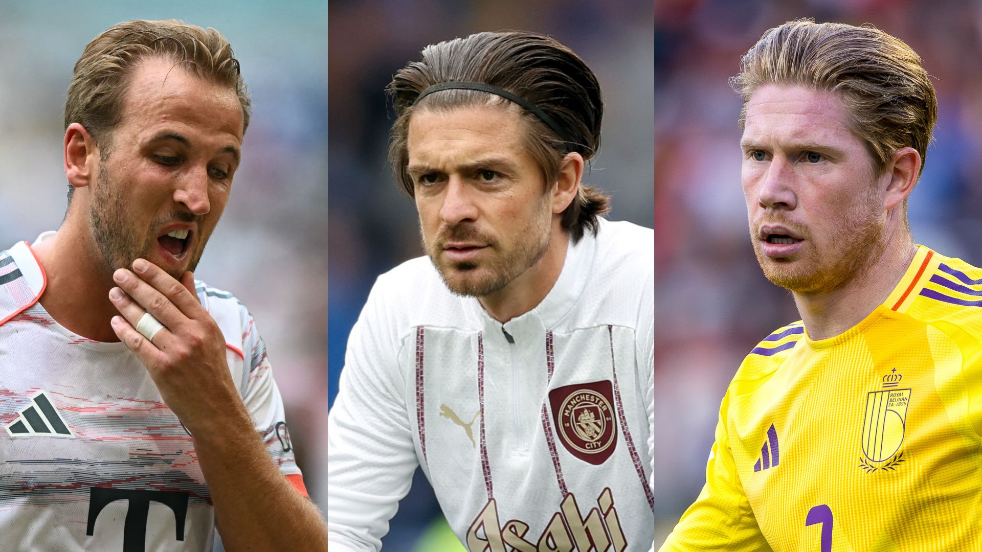 GFX Harry Kane Jack Grealish Kevin De Bruyne
