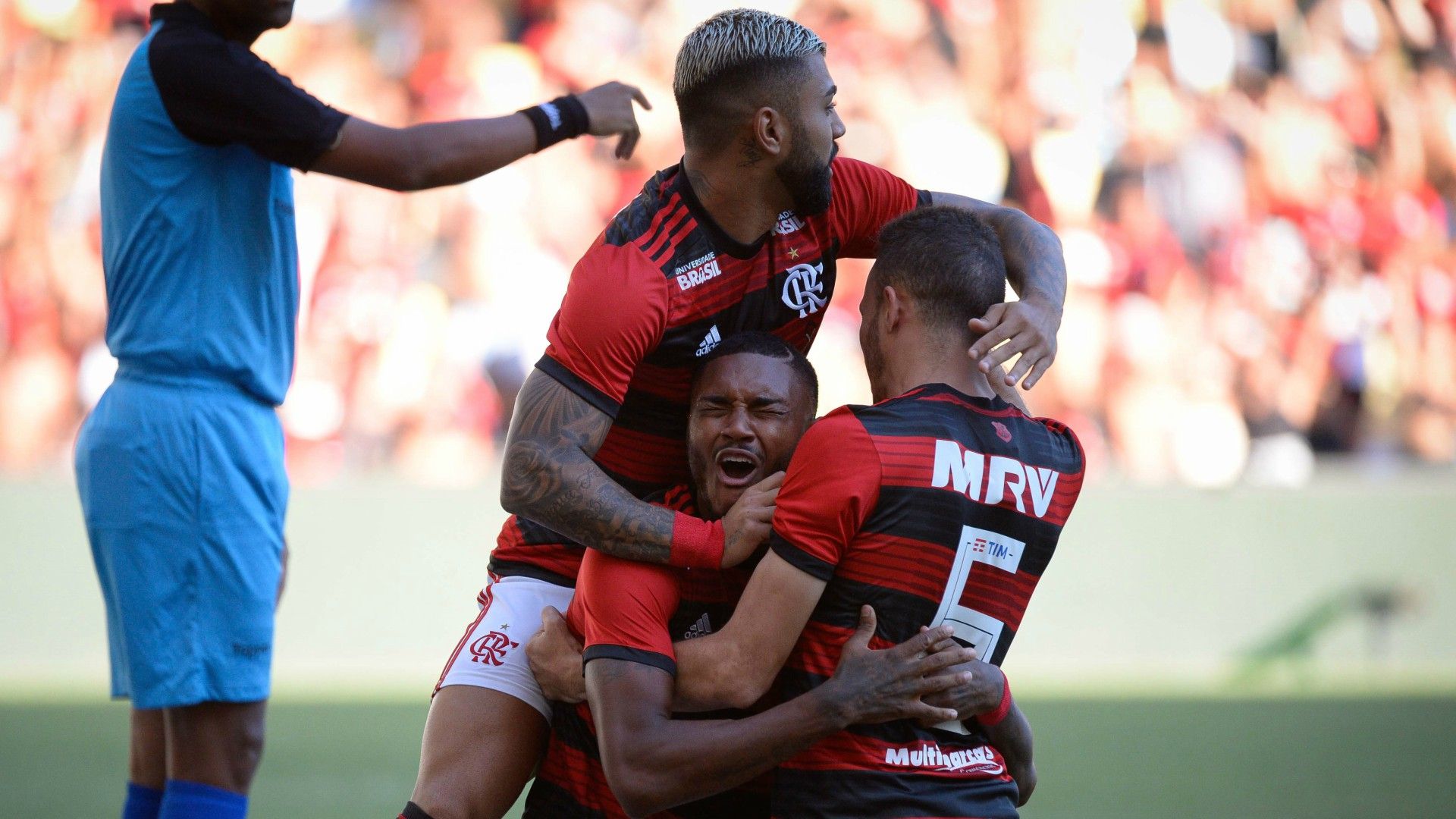 Gabigol Vitinho Flamengo Americano Carioca 24022019