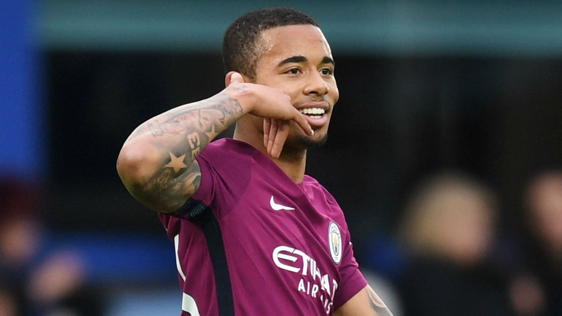 Gabriel Jesus Manchester City 01 04 2018