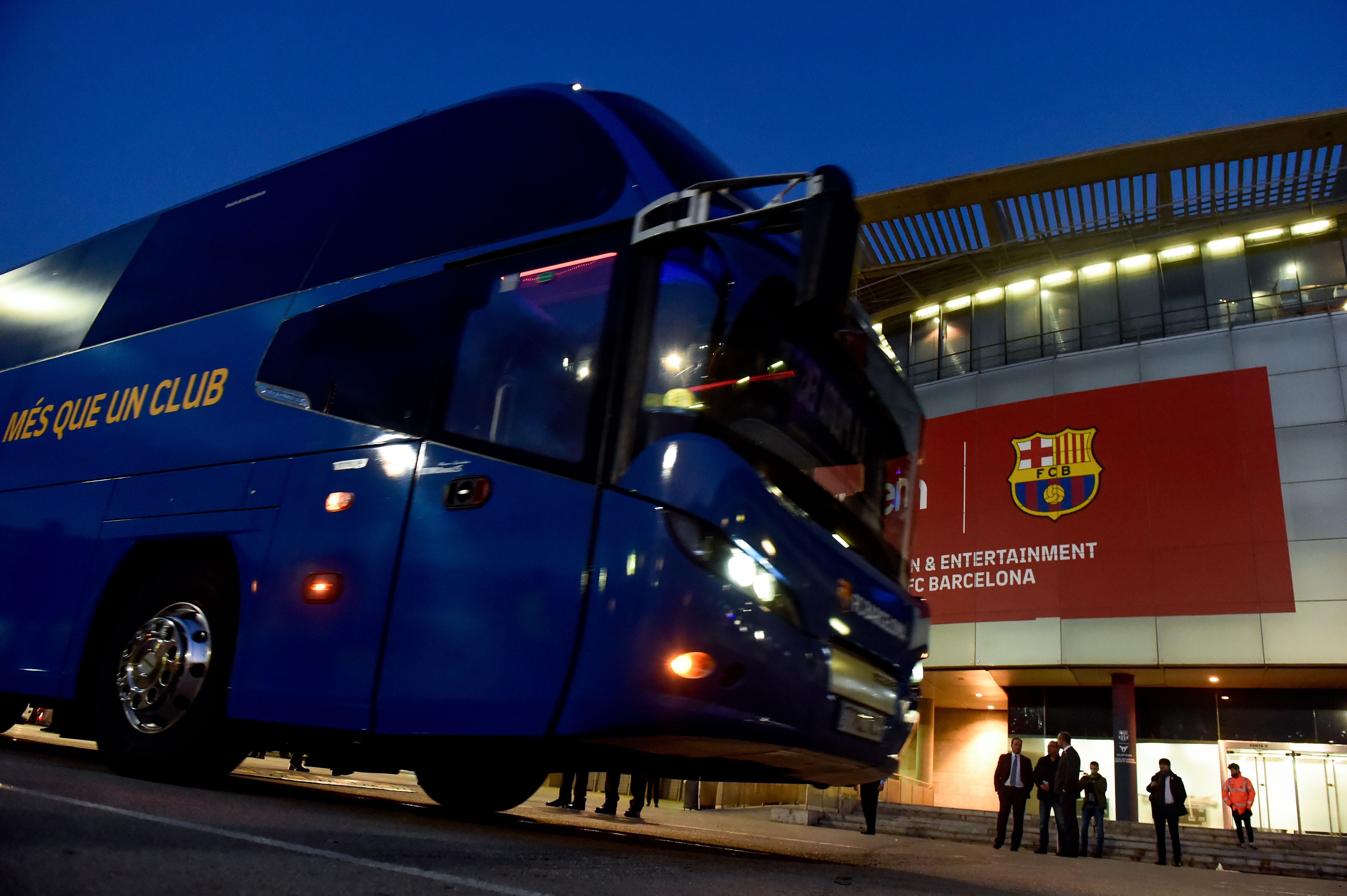 FC Barcelone car autocar bus autobus