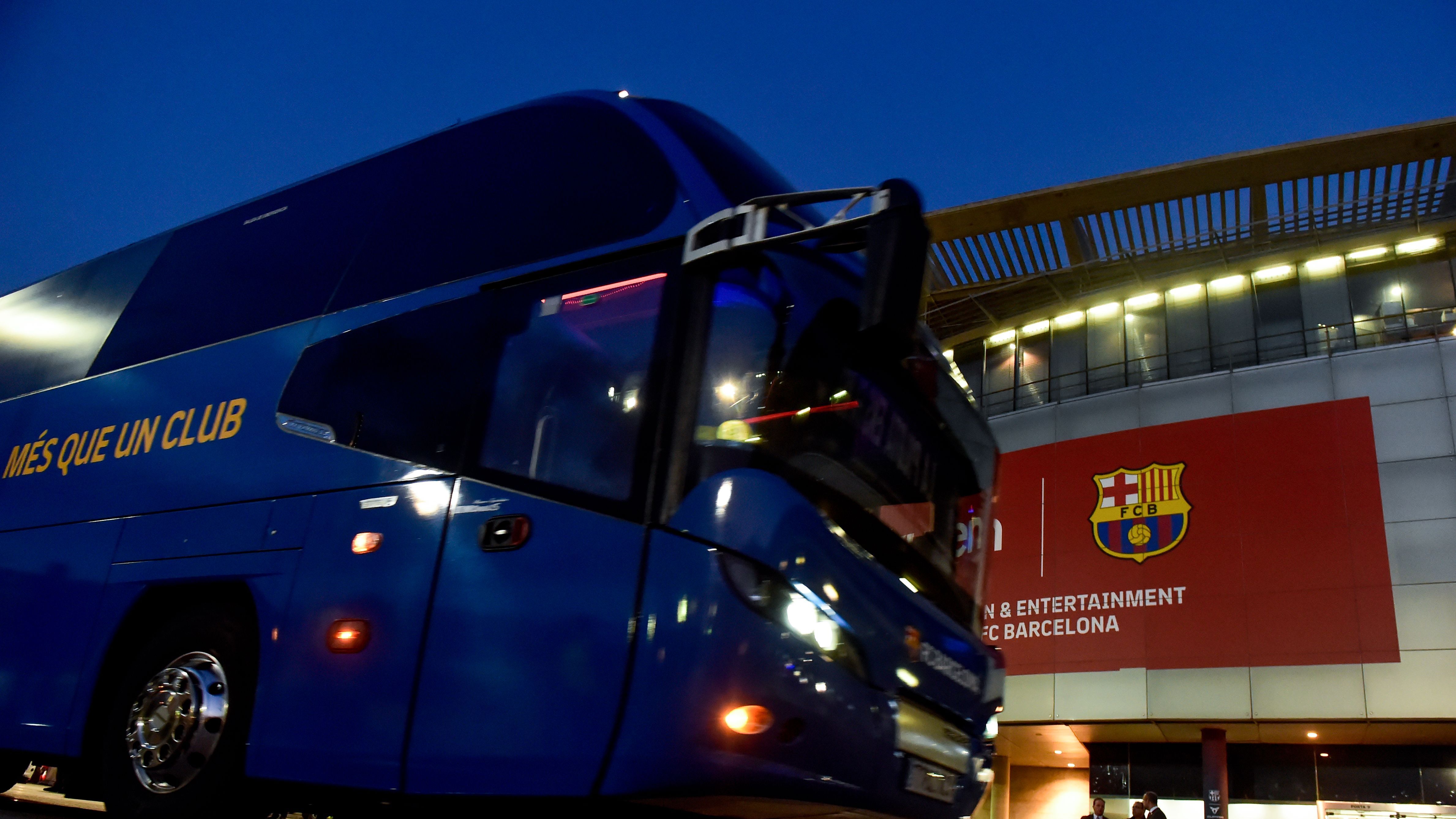 FC Barcelone car autocar bus autobus
