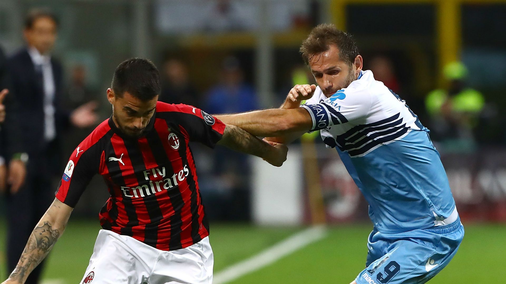 Suso Senad Lulic Milan Lazio Coppa Italia