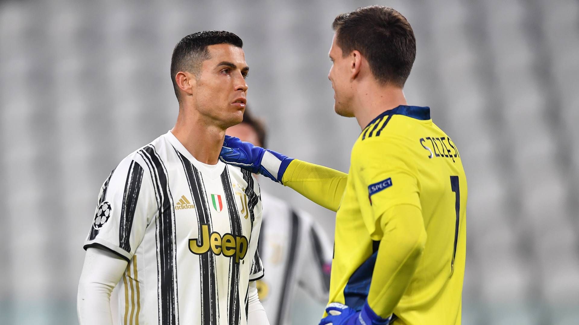 Cristiano Ronaldo Wojciech Szczesny Juventus Turin