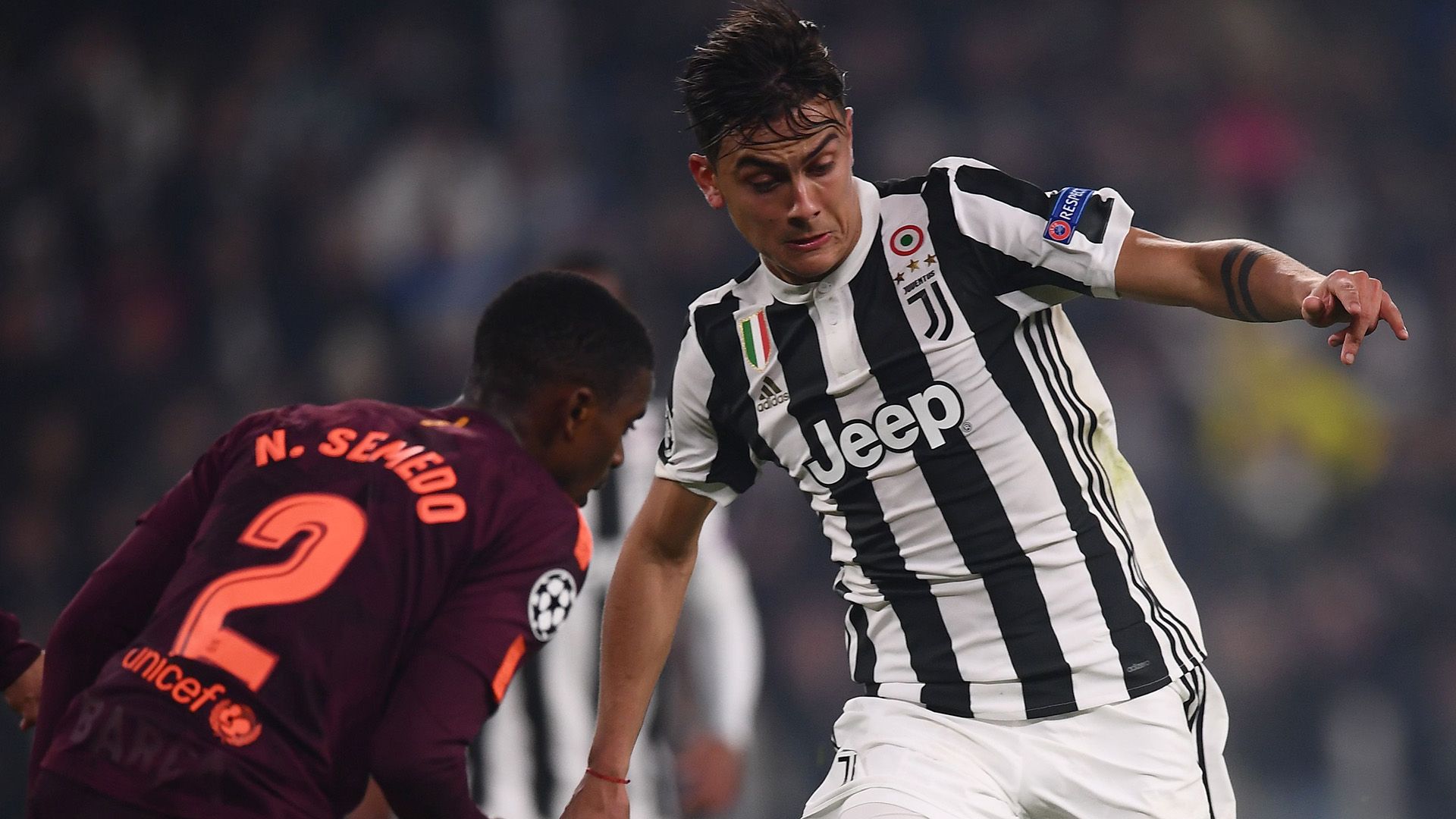 Paulo Dybala Juventus Barcelona Champions League