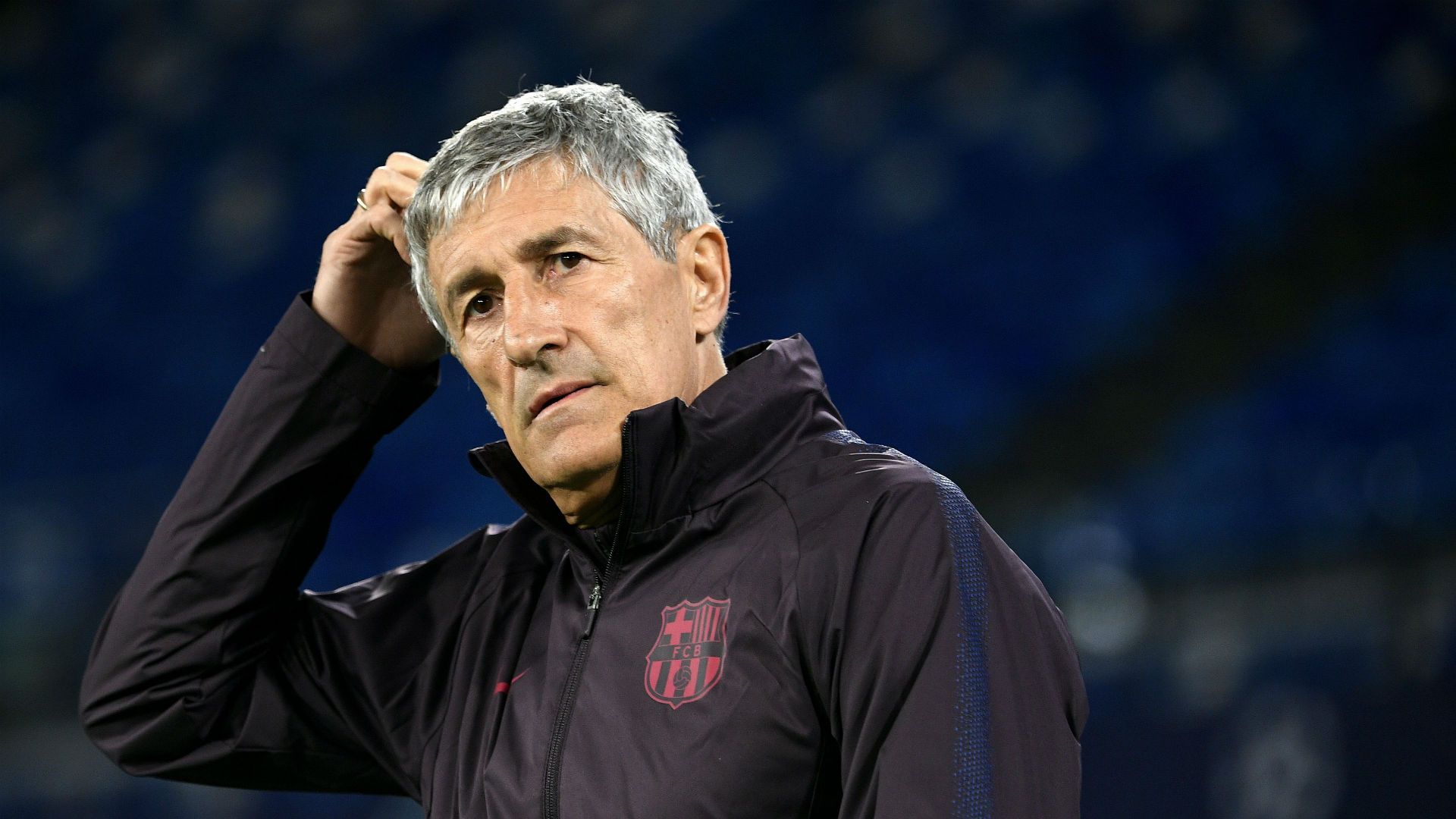 Quique Setien Napoli Barcelona Champions League