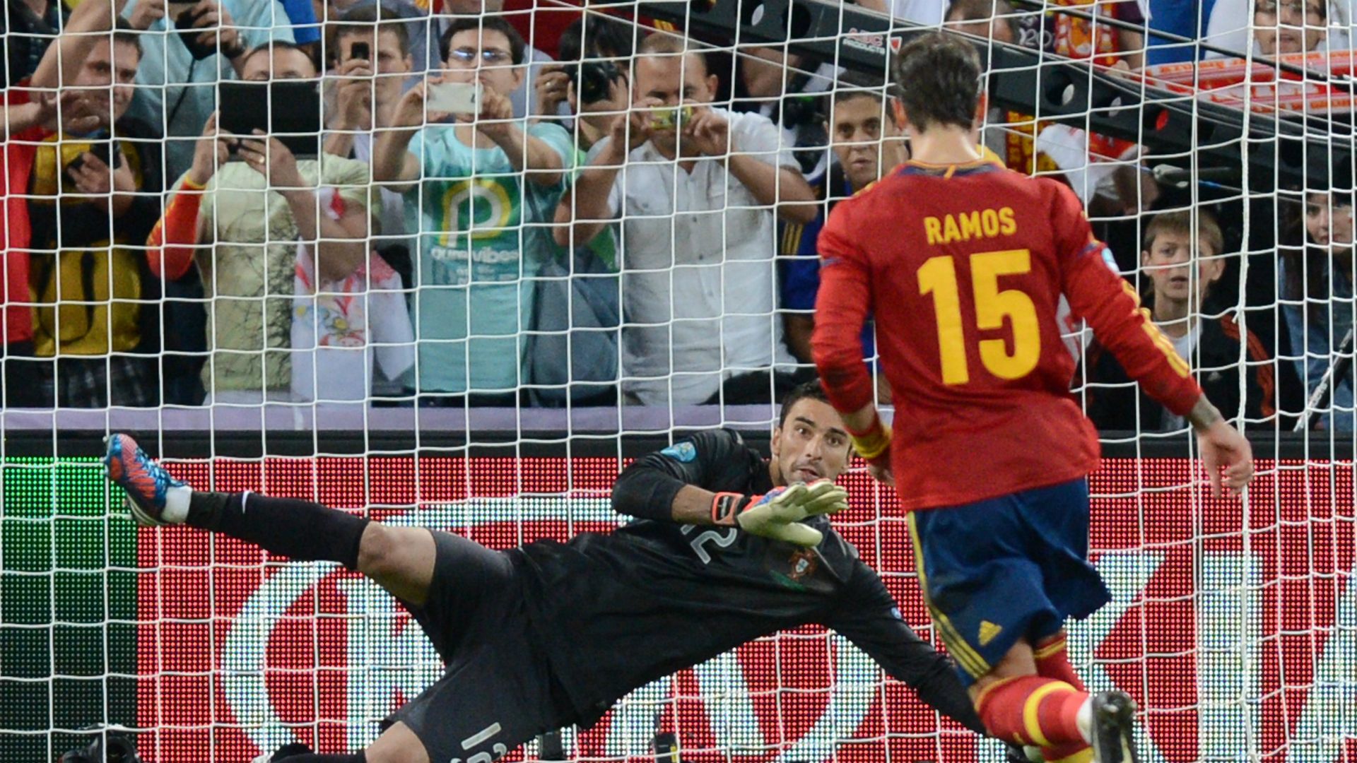 Sergio Ramos Spain Portugal 2012