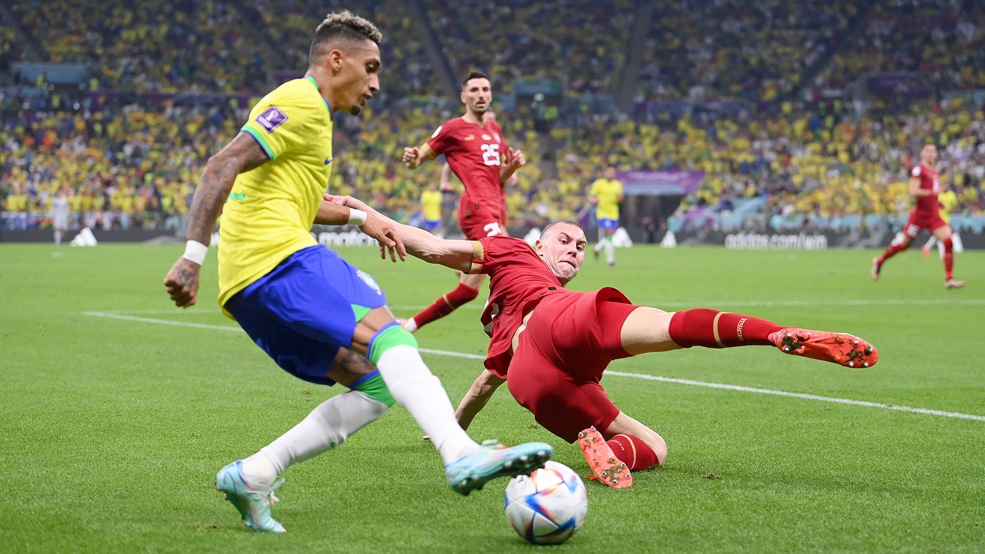 Raphinha Brazil Serbia 2022 World Cup