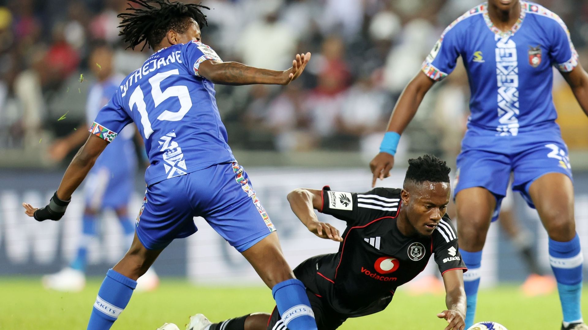 Masindi Nemtajela and Puso Dithejane, Orlando Pirates vs TS Galaxy