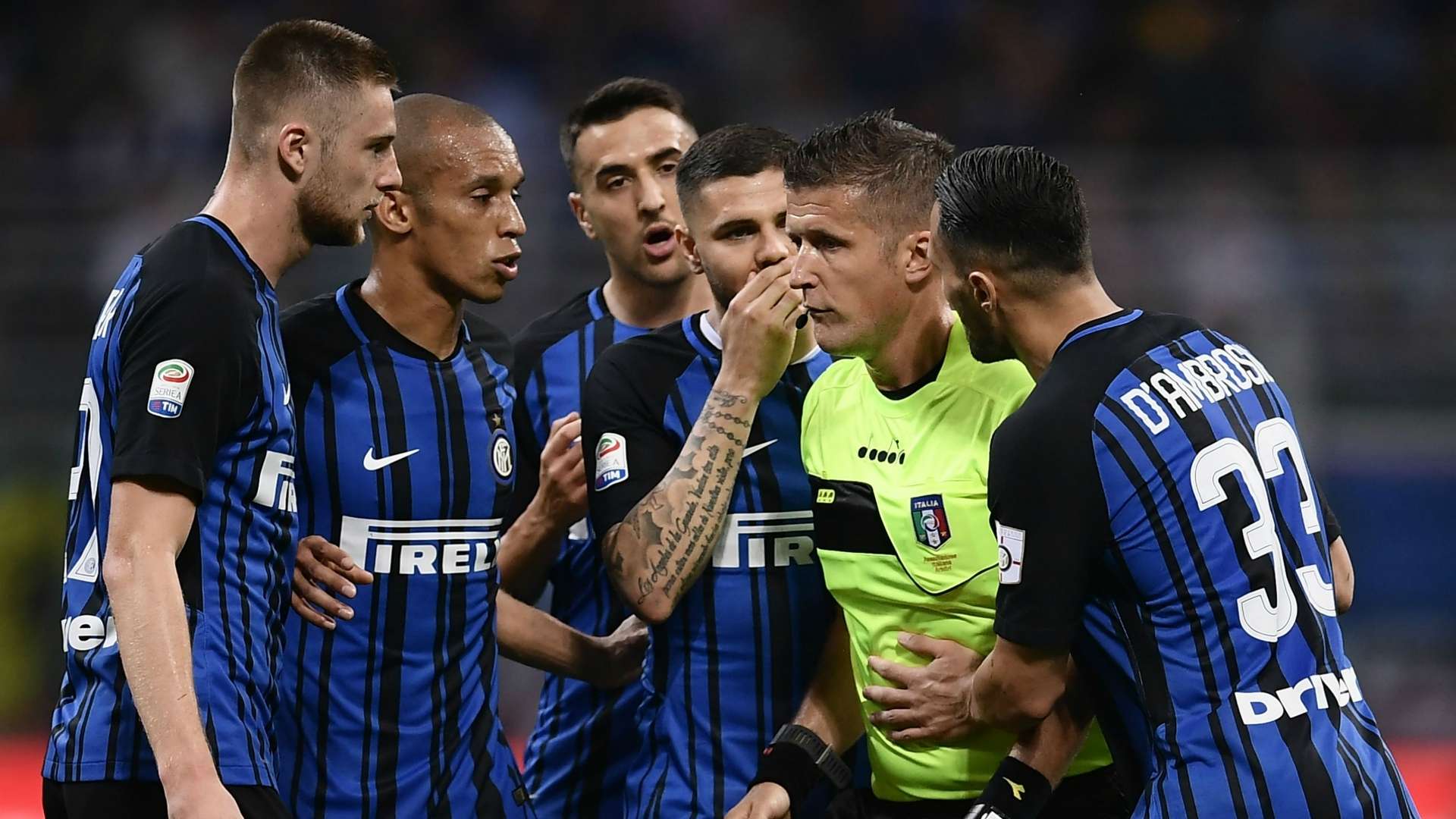 Daniele Orsato Inter Juventus Serie A 04272018