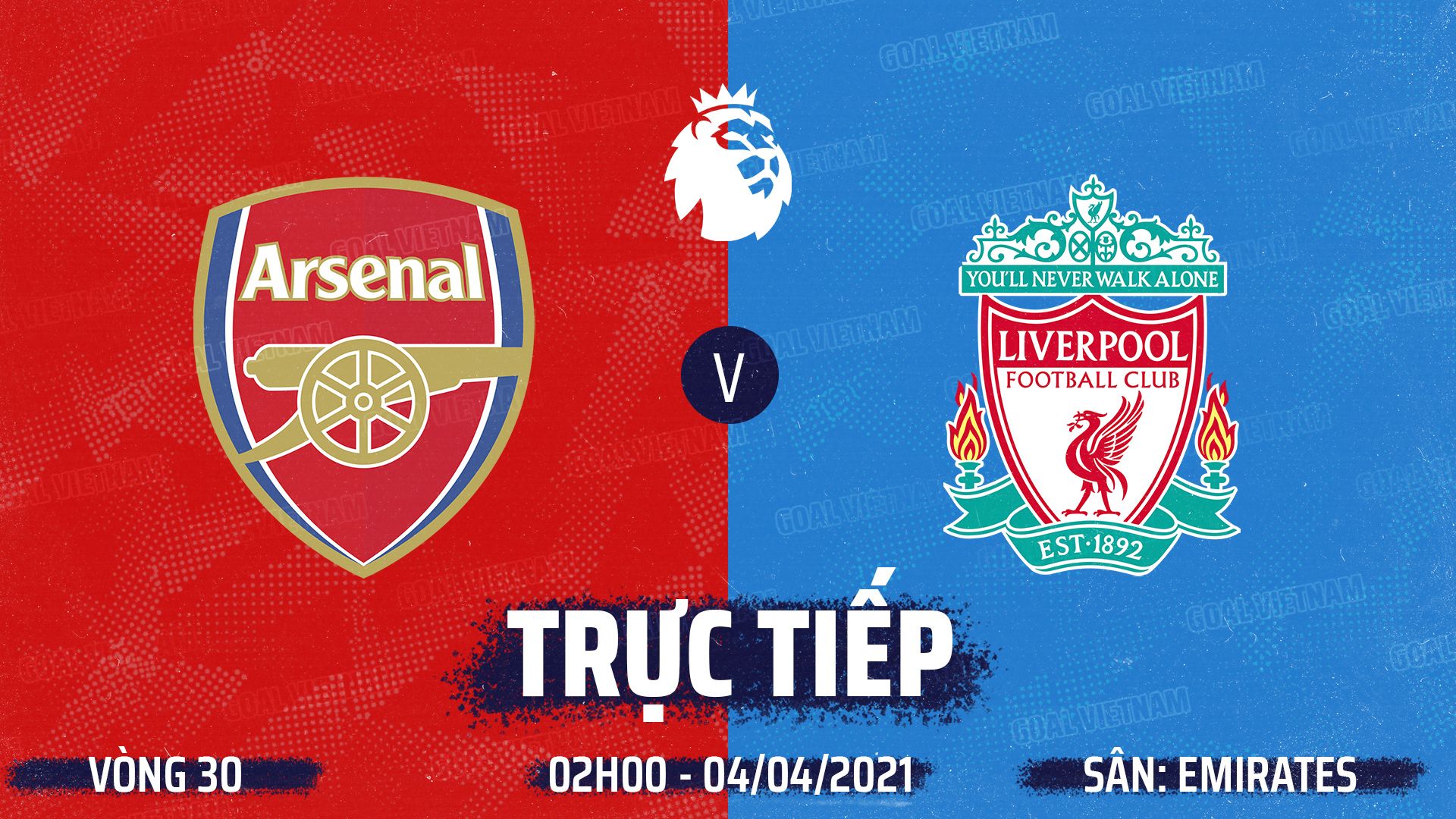Arsenal vs Liverpool Goal Vietnam