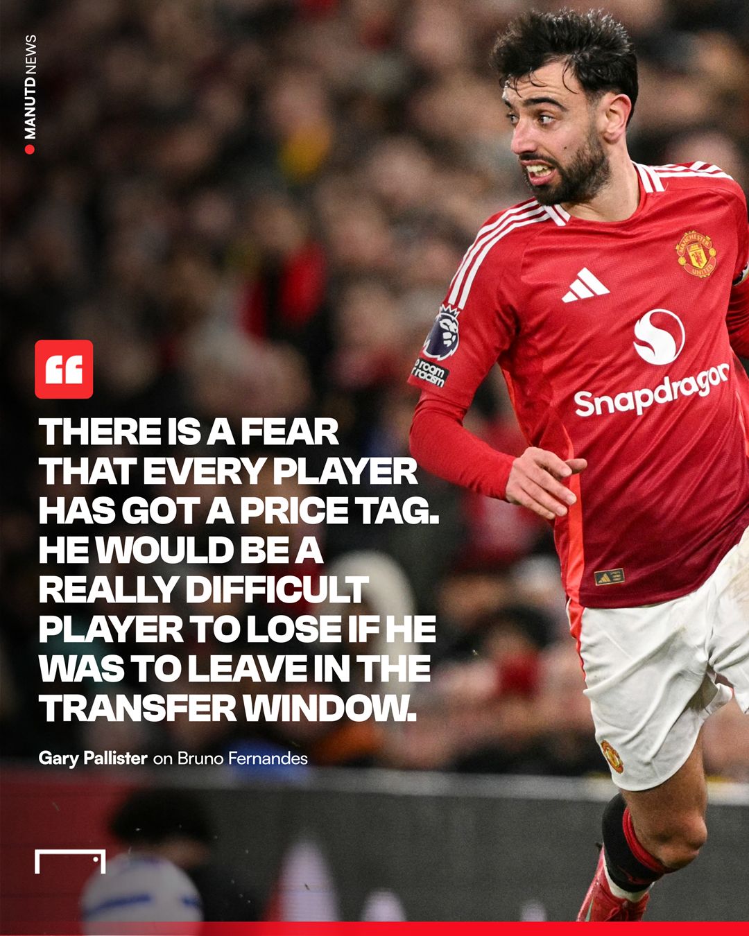Gary Pallister Bruno Fernandes transfer