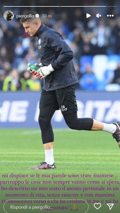 Gollini Instagram Story