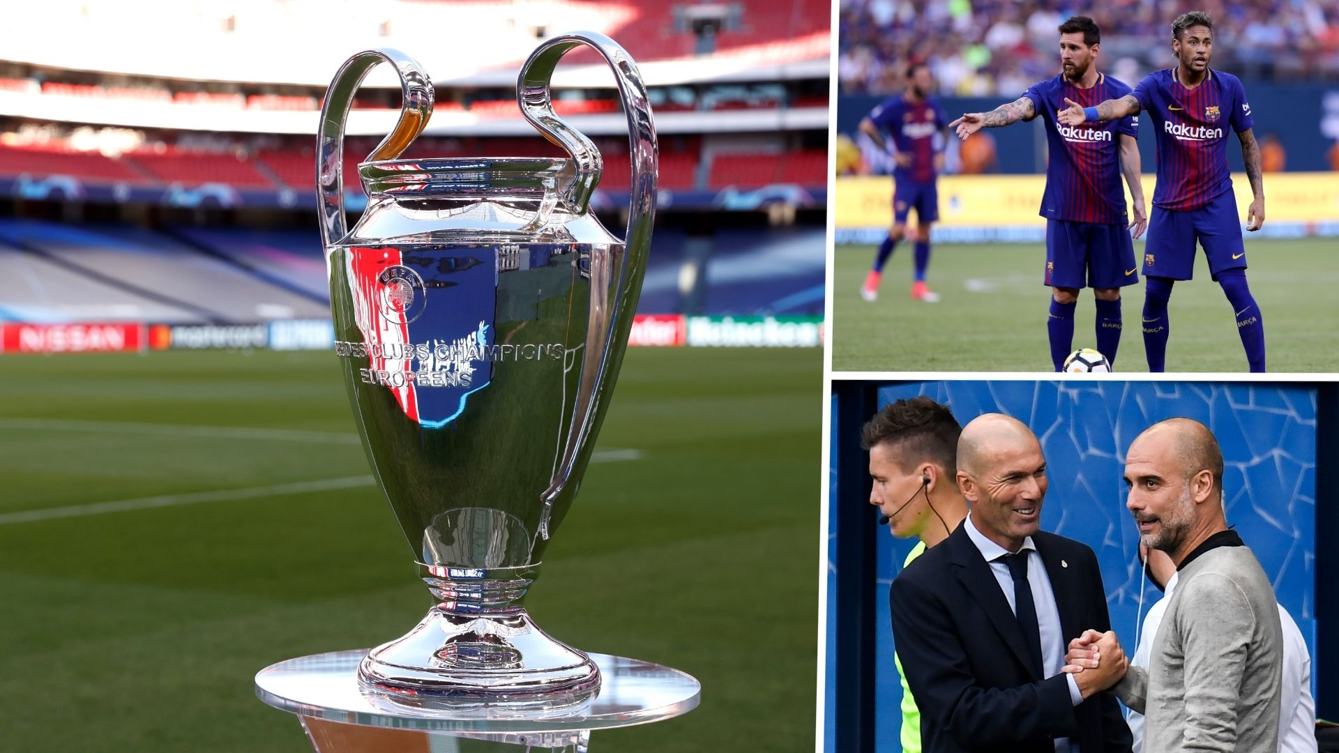 UCL Messi Neymar Pep Zidane