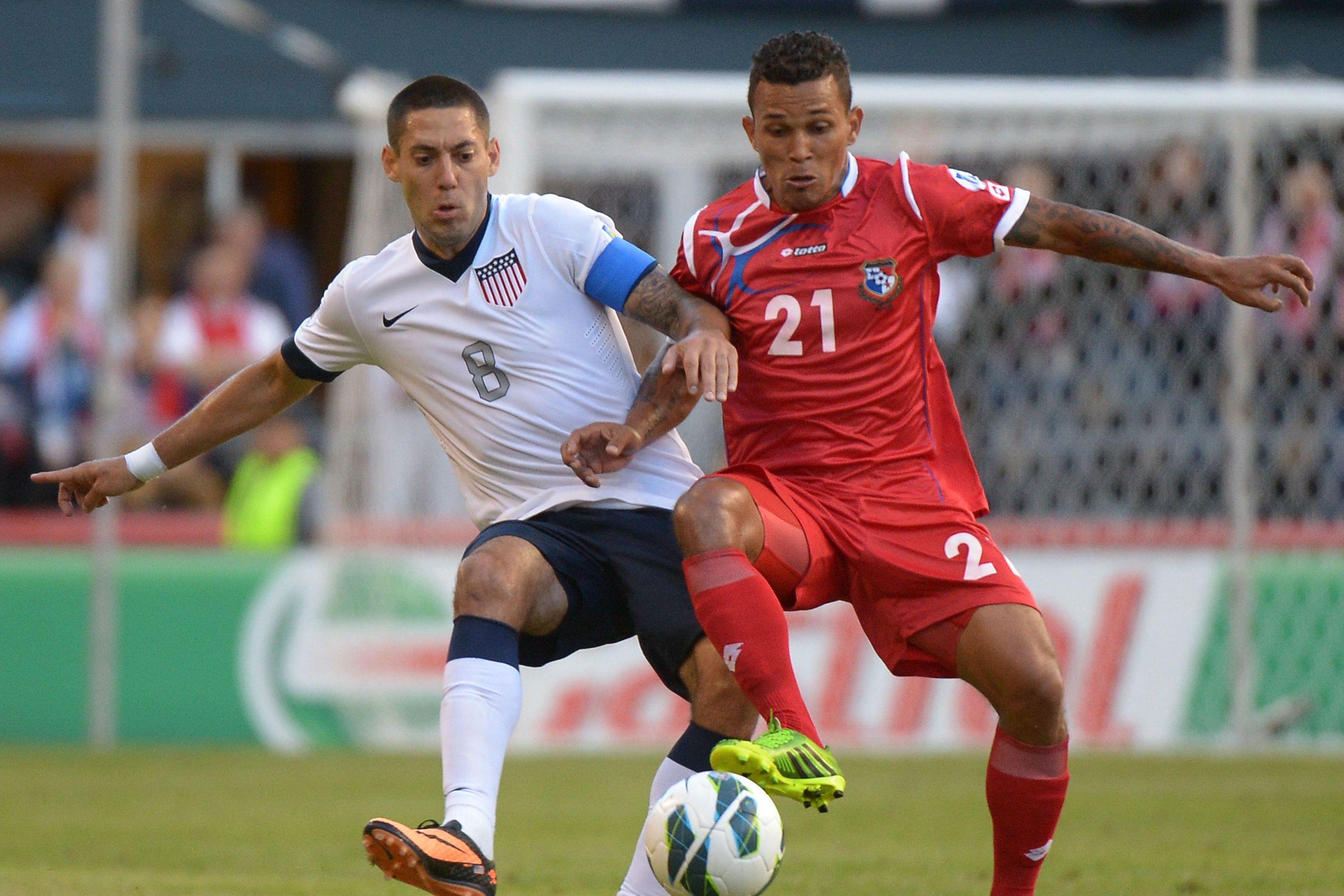 Clint Dempsey, USA, United States; Amilcar Henriquez, Panama