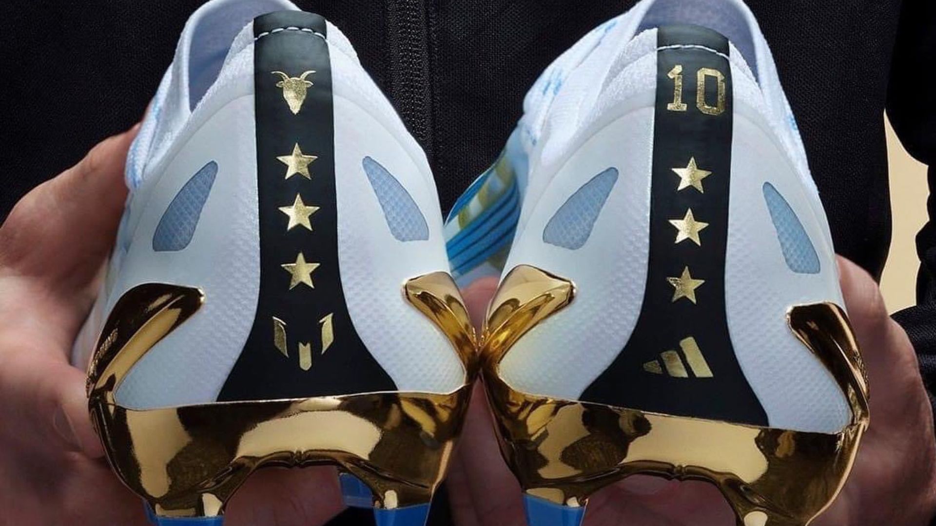 Unos botines de tres estrellas El nuevo calzado de Messi para las Eliminatorias con un guino al GOAT y los mundiales Goal Mexico