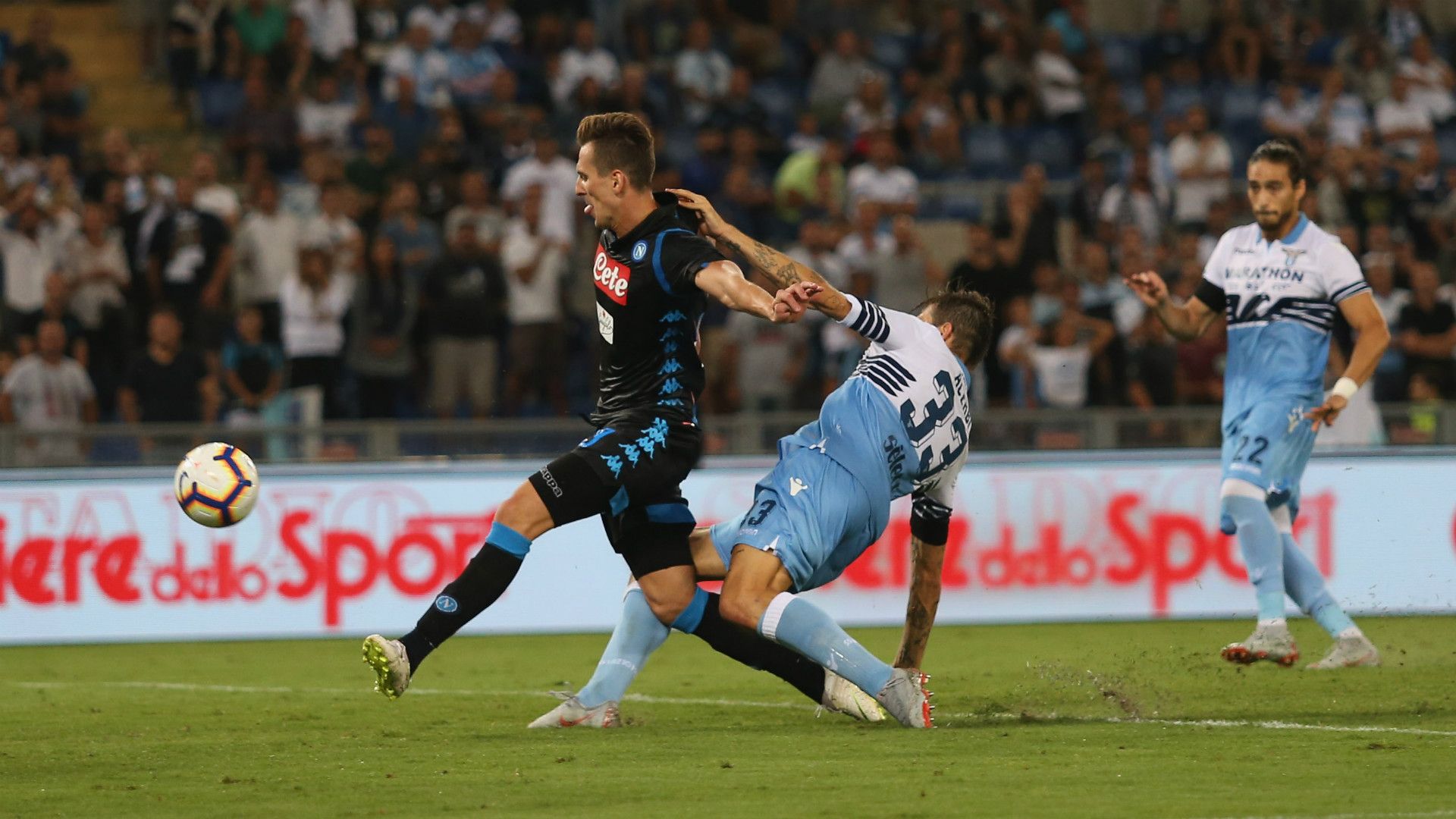 Arkadiusz Milik Lazio Napoli Serie A