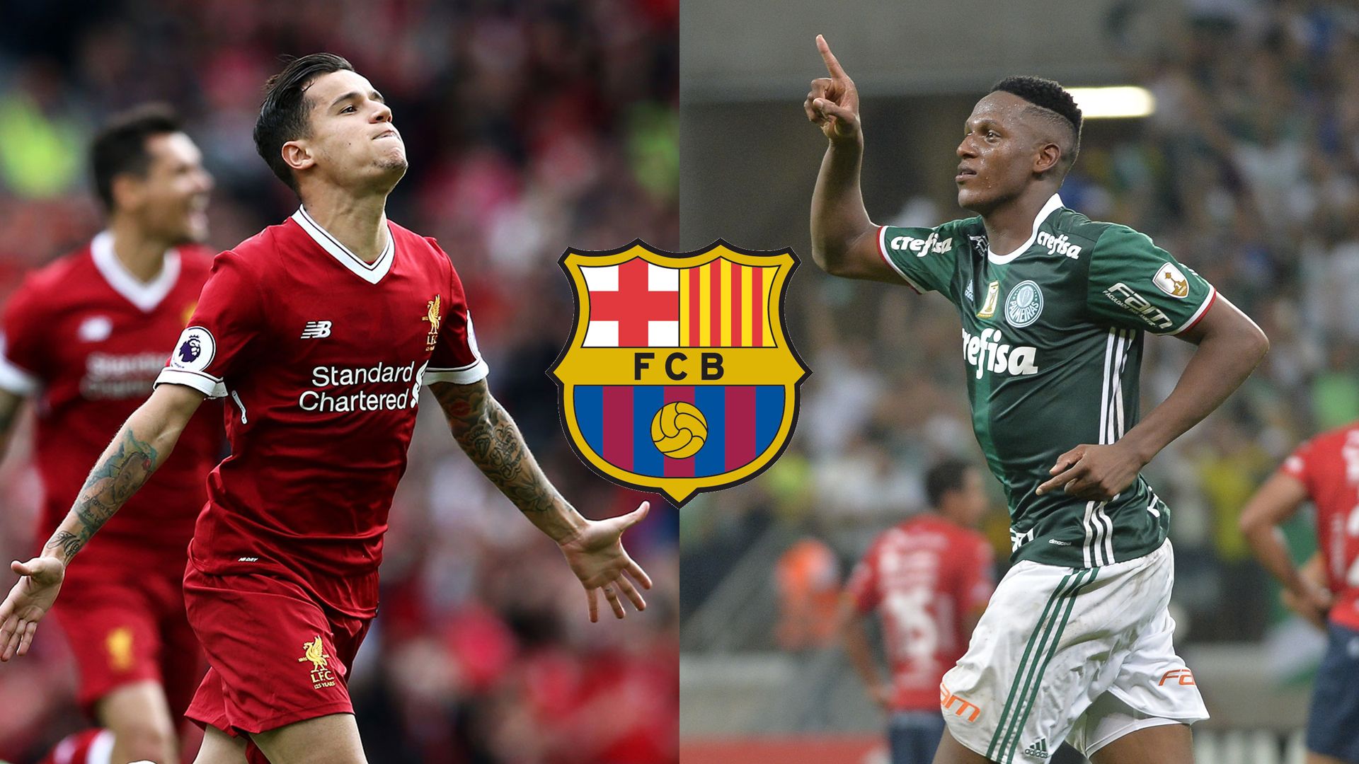 Philippe Coutinho Yerry Mina Barcelona