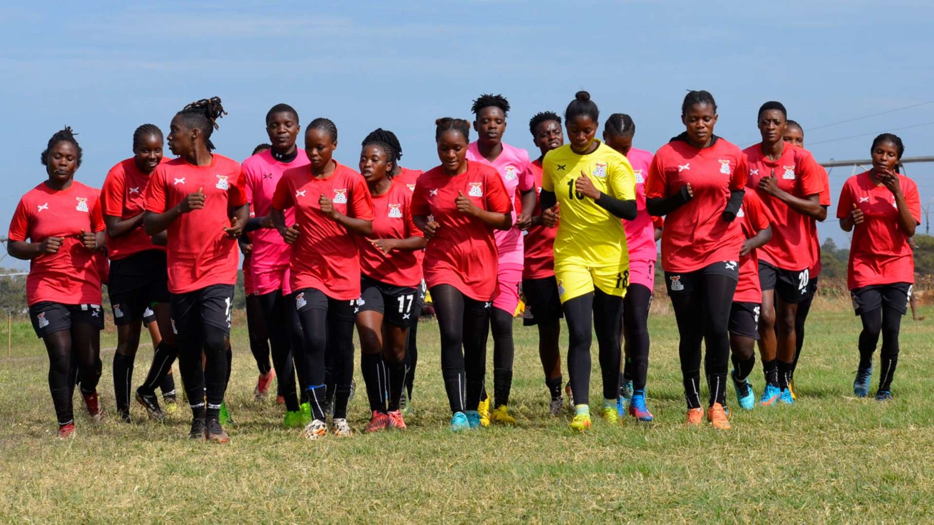 Zambia women football team.