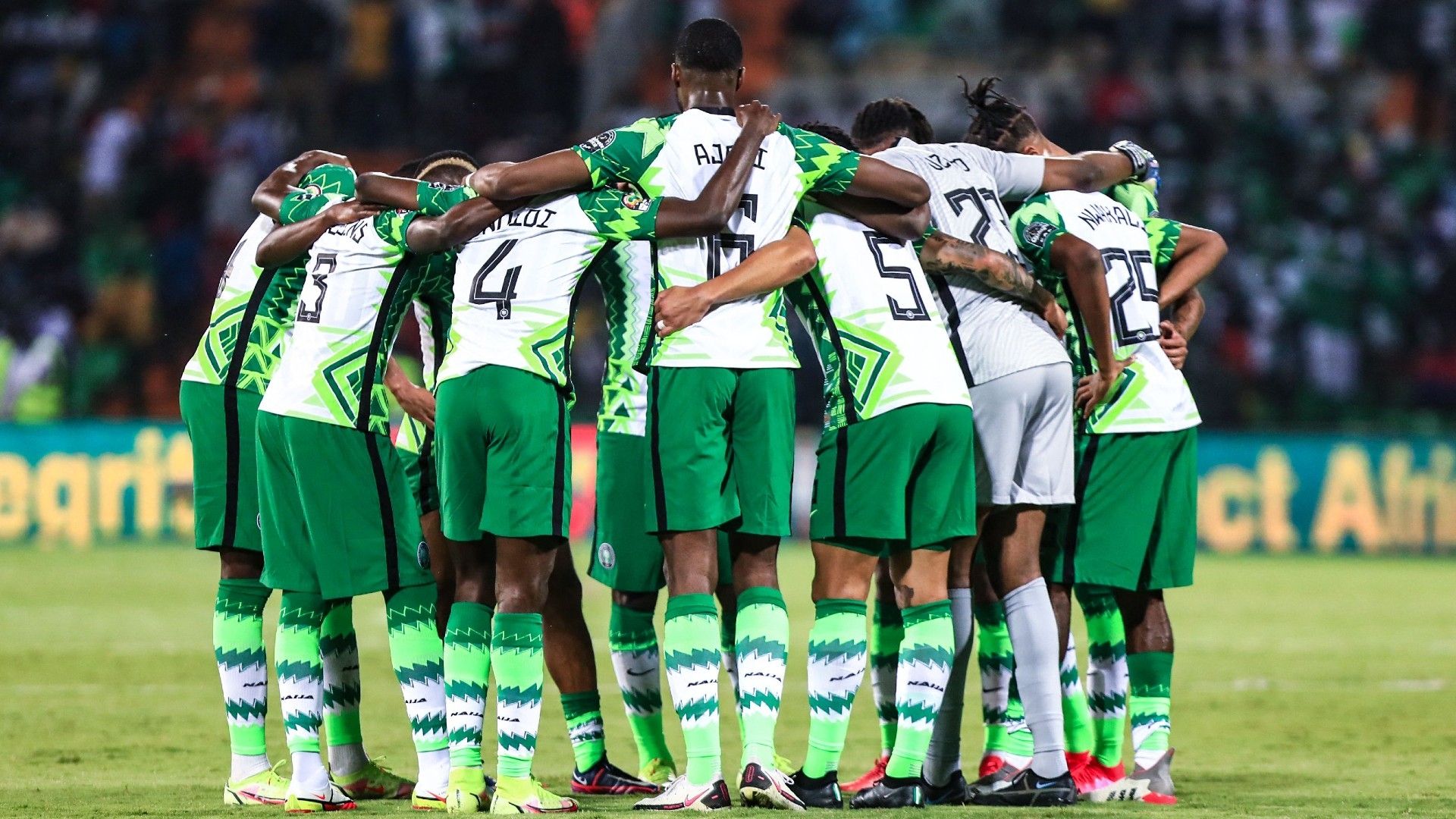 Nigeria huddle 