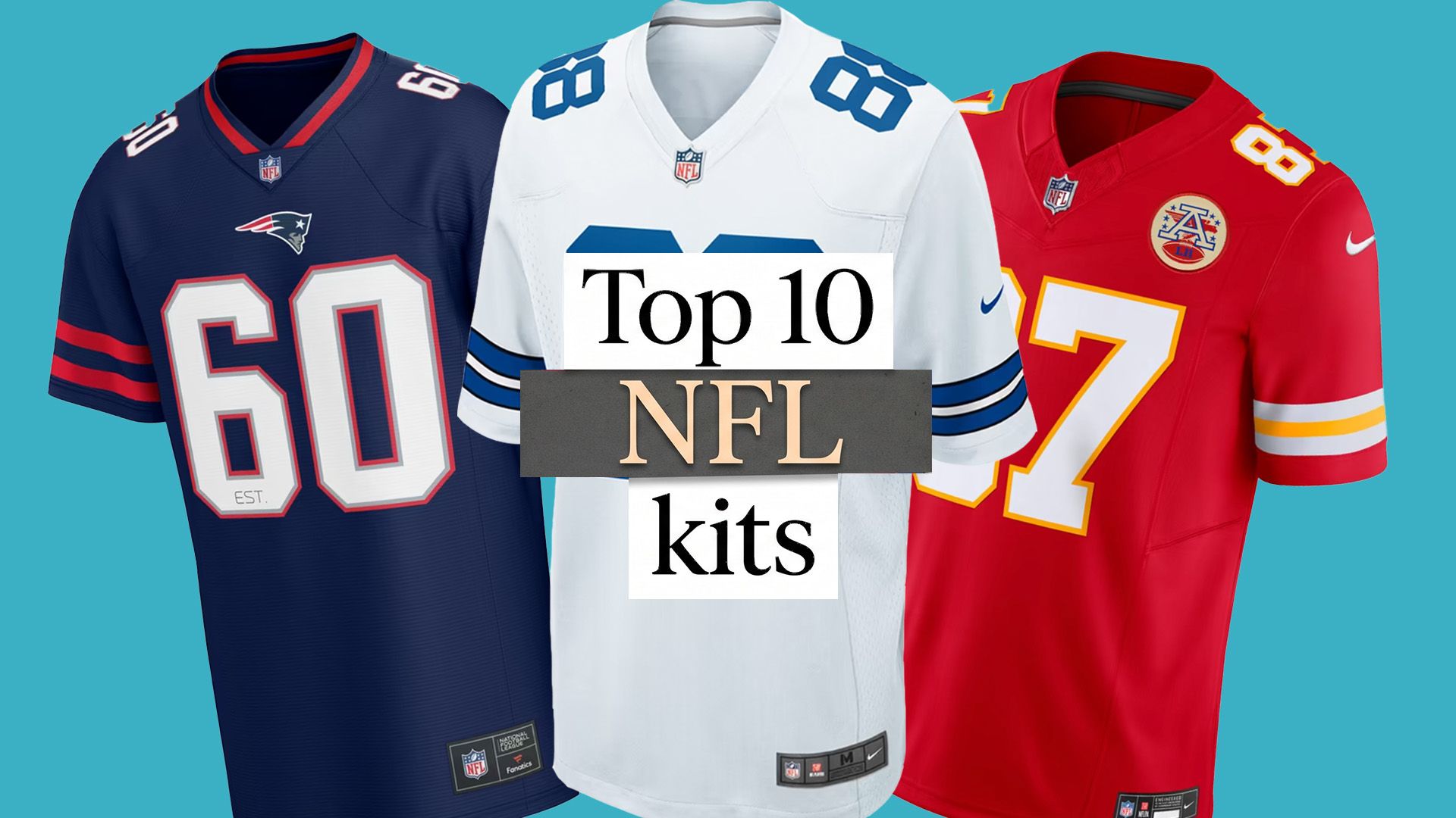 top 10 nfl kits