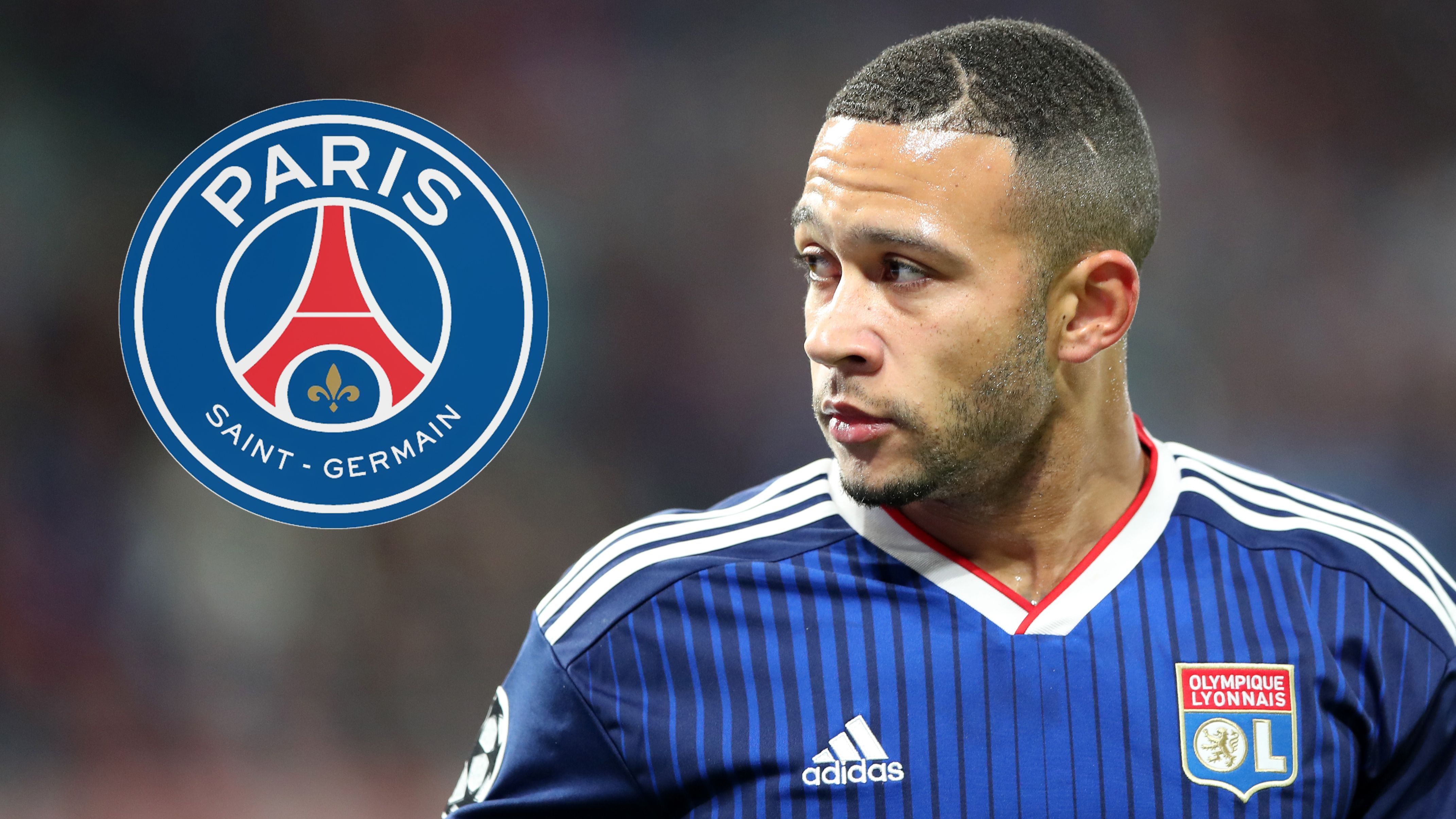 Memphis Depay Lyon PSG