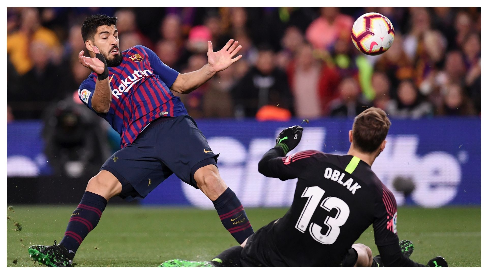 Luis Suarez Jan Oblak Barcelona Atletico Madrid LaLiga