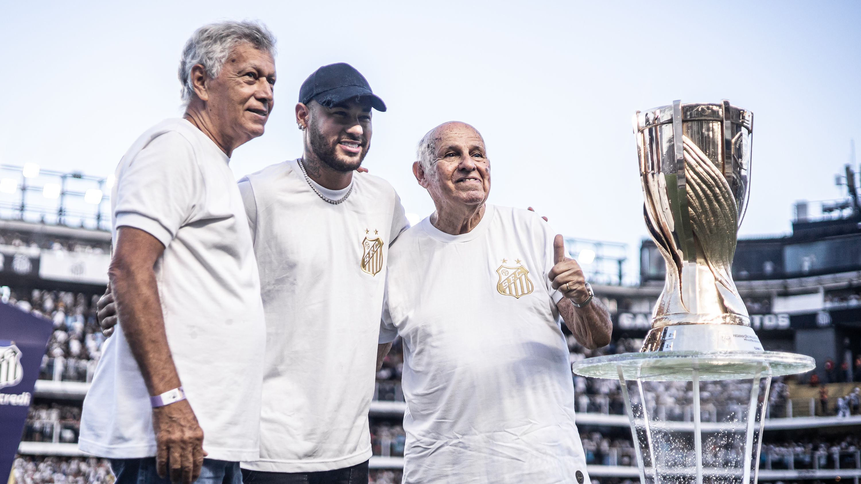 Clodoaldo, Neymar e Pepe Santos 2024