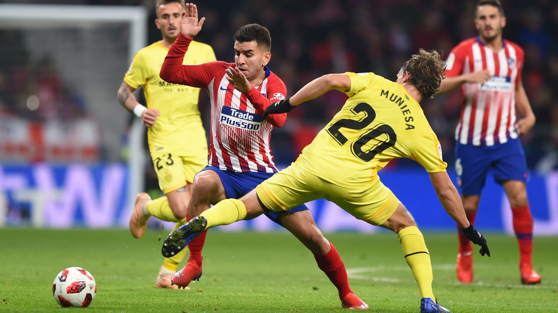 ANGEL CORREA ATLETICO MADRID MARC MUNIESA GIRONA COPA DEL REY 16012019