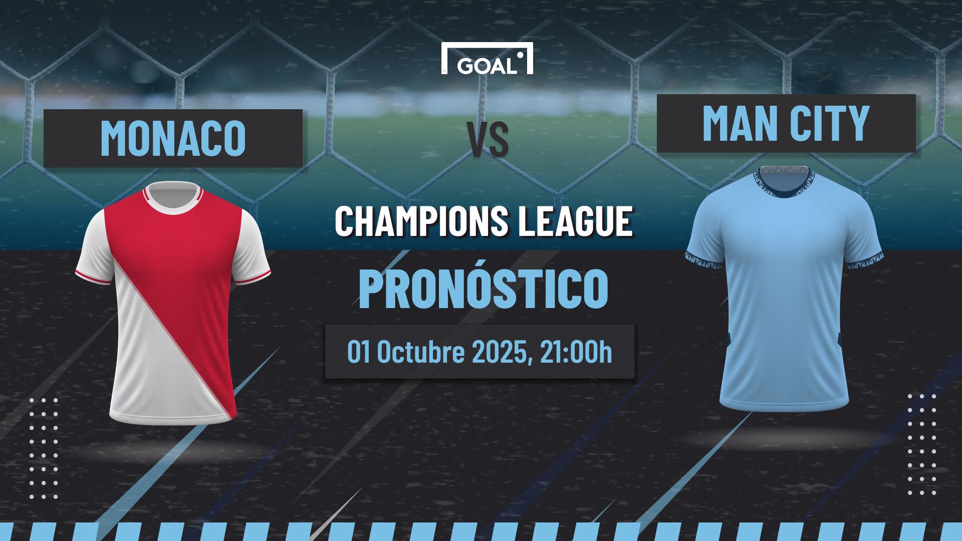 Mónaco vs Man City Pronóstico y Apuestas Champions League | 01/10/25