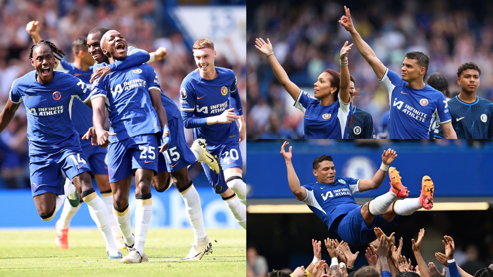 Chelsea Bournemouth Moises Caicedo Thiago Silva 2023-24