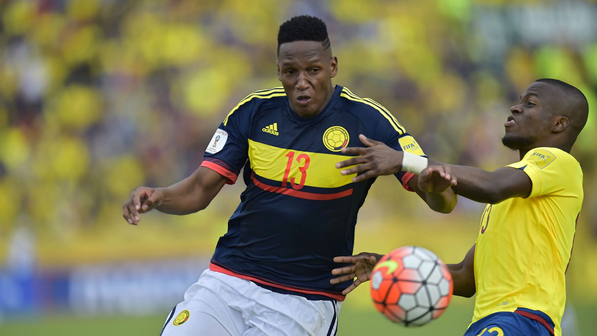 Yerry Mina Colombia - Ecuador 2017 Eliminatoria Rusia