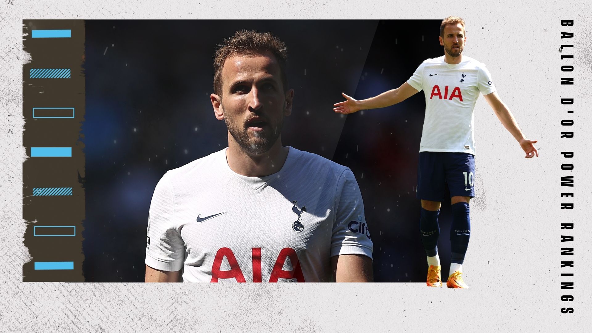 Harry Kane Ballon d'Or Rankings GFX