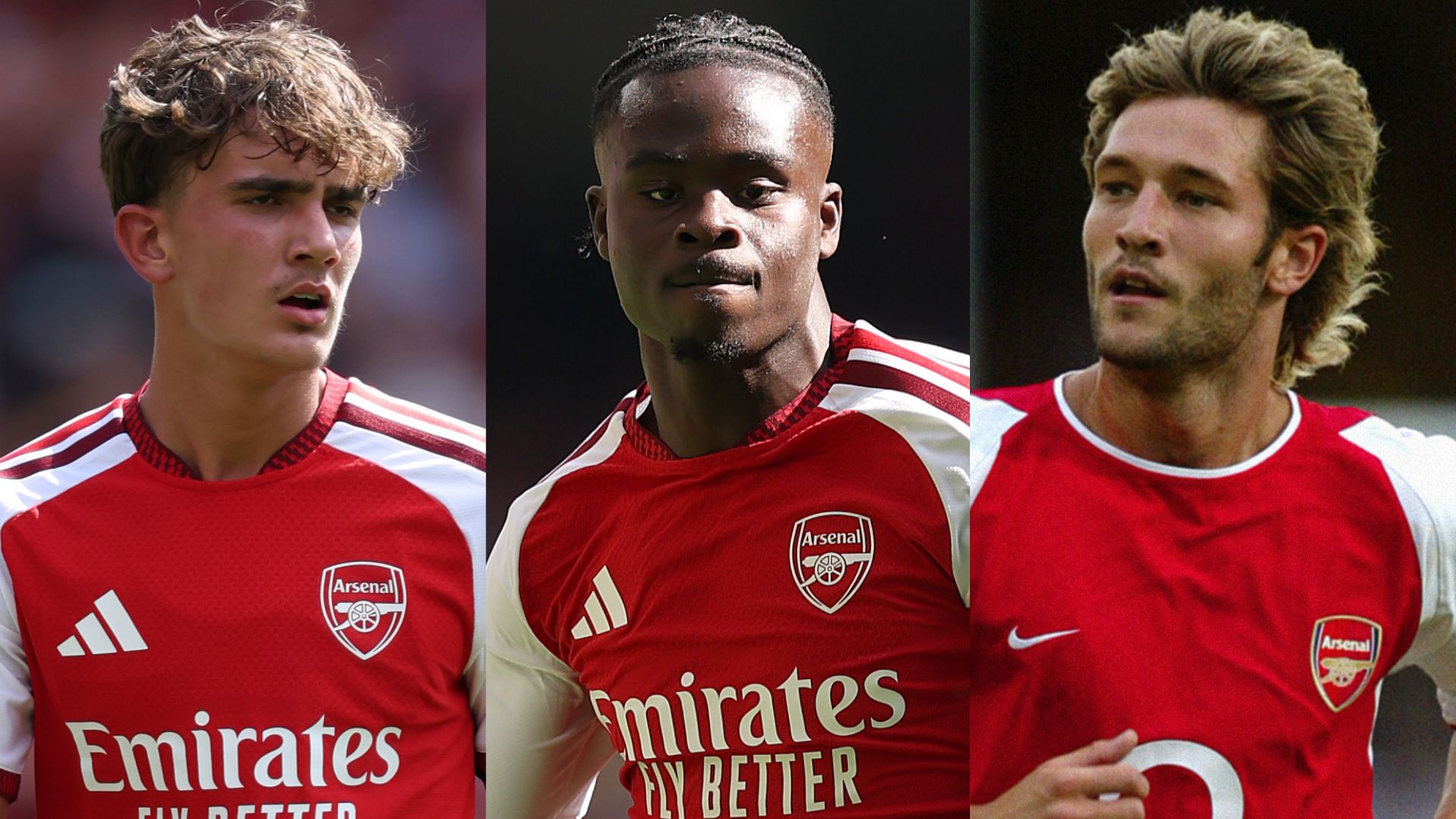 Max Dowman Bukayo Saka John Halls Arsenal
