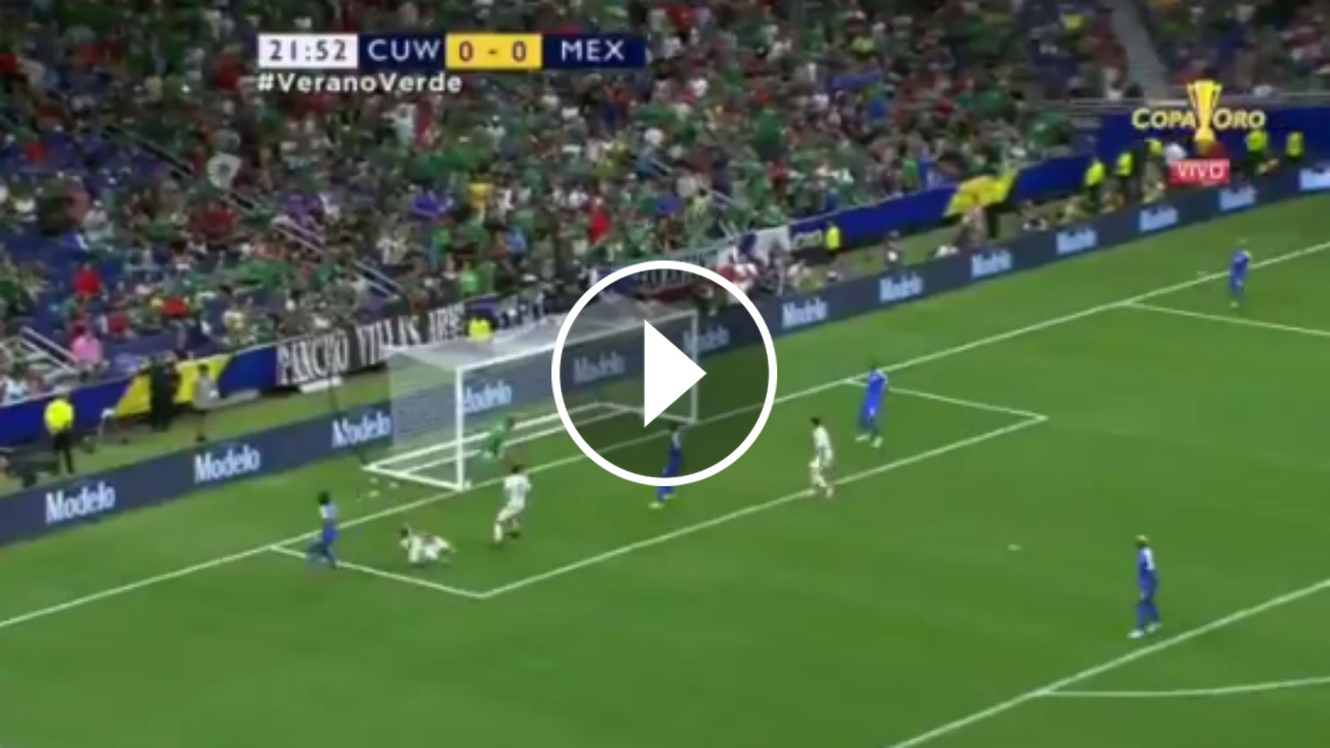 Gol Sepúlveda vs Curazao