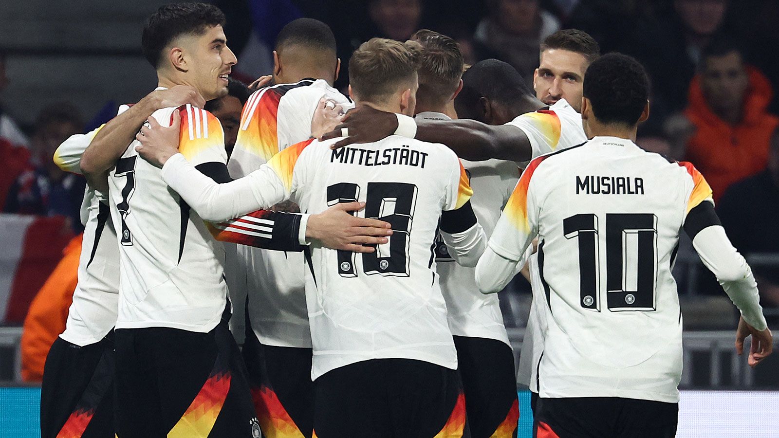 DFB Deutschland Jubel gegen Frankreich 2024