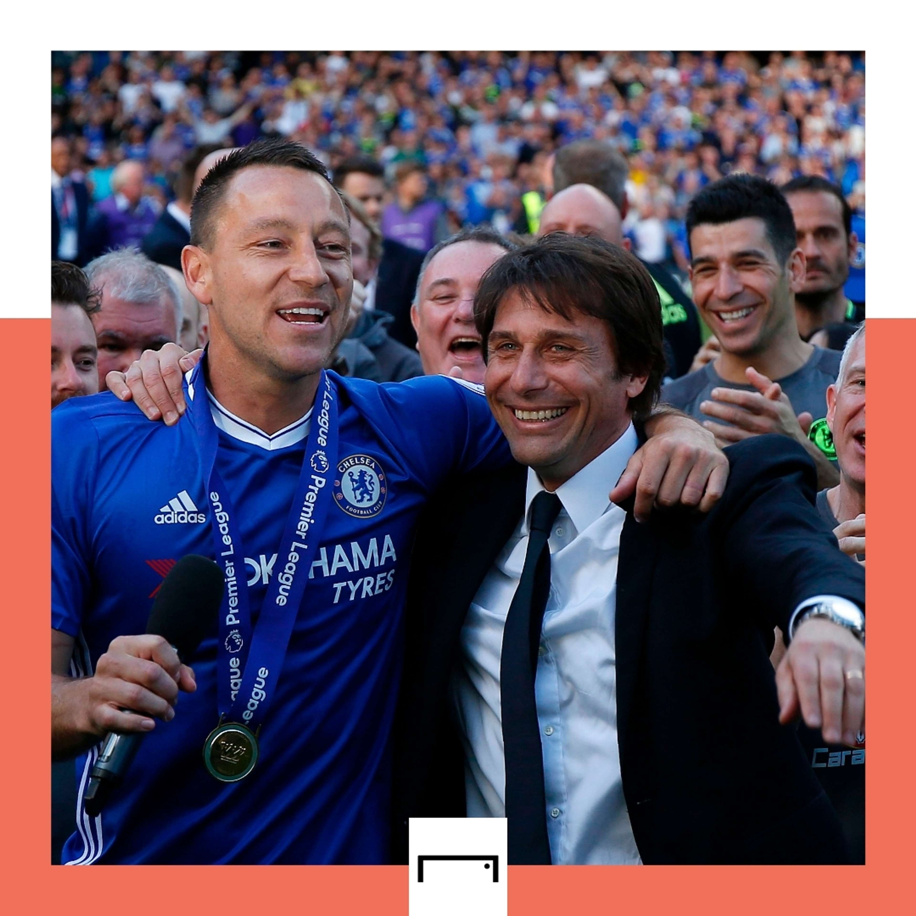 Antonio Conte John Terry Chelsea Premier League 2016-17 GFX