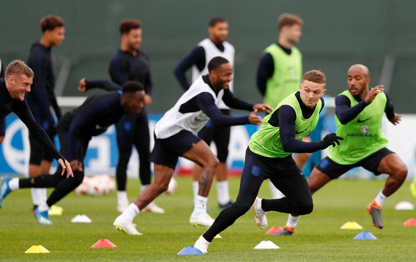England training ahead of Croatia World Cup 2018