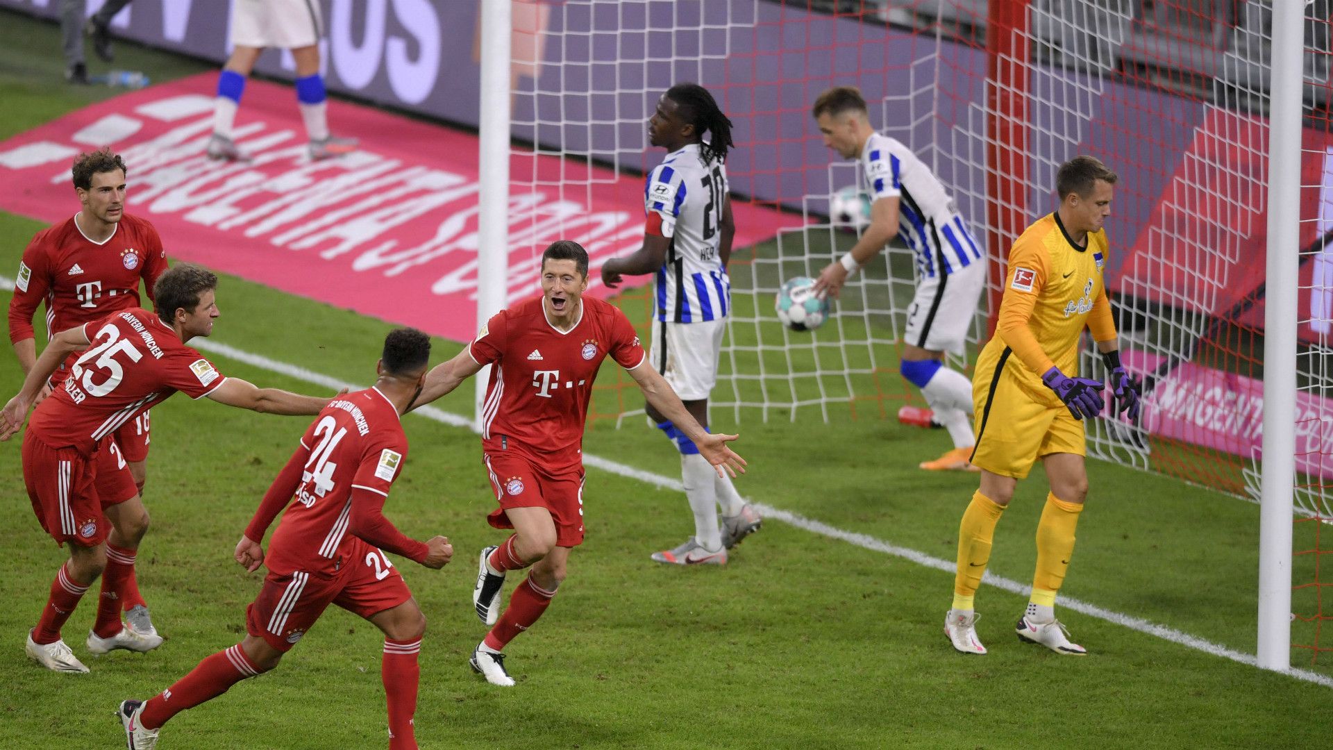 GER ONLY Robert Lewandowski Bayern Hertha