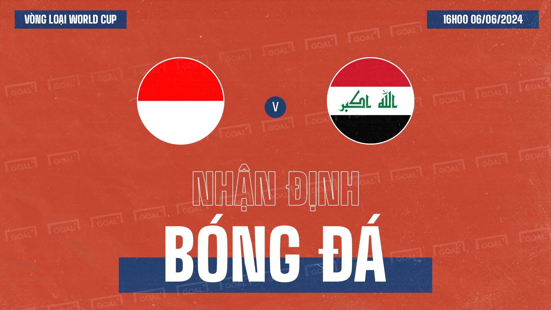 Indonesia vs Iraq World Cup Qualification AFC GFX