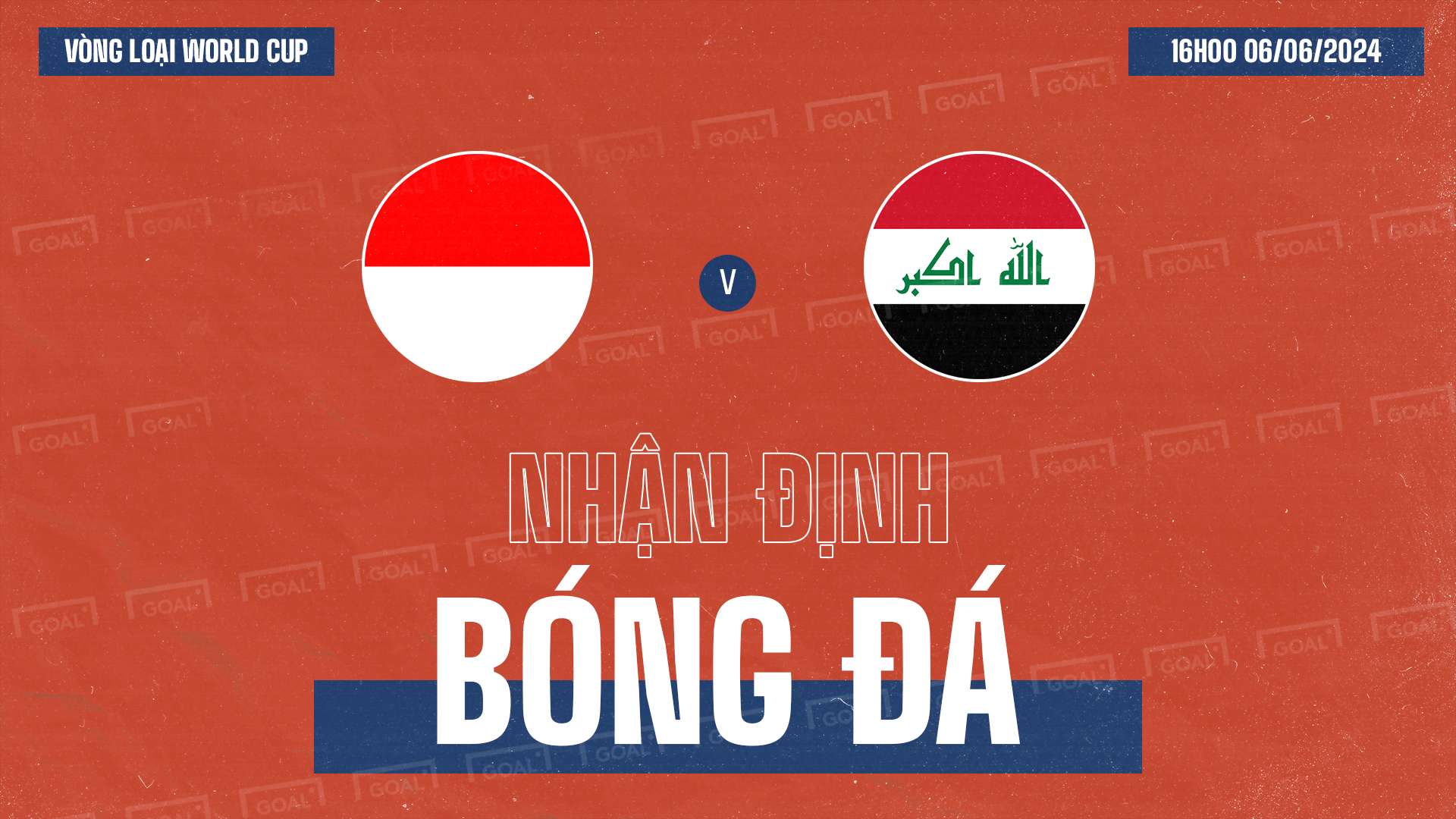Indonesia vs Iraq World Cup Qualification AFC GFX