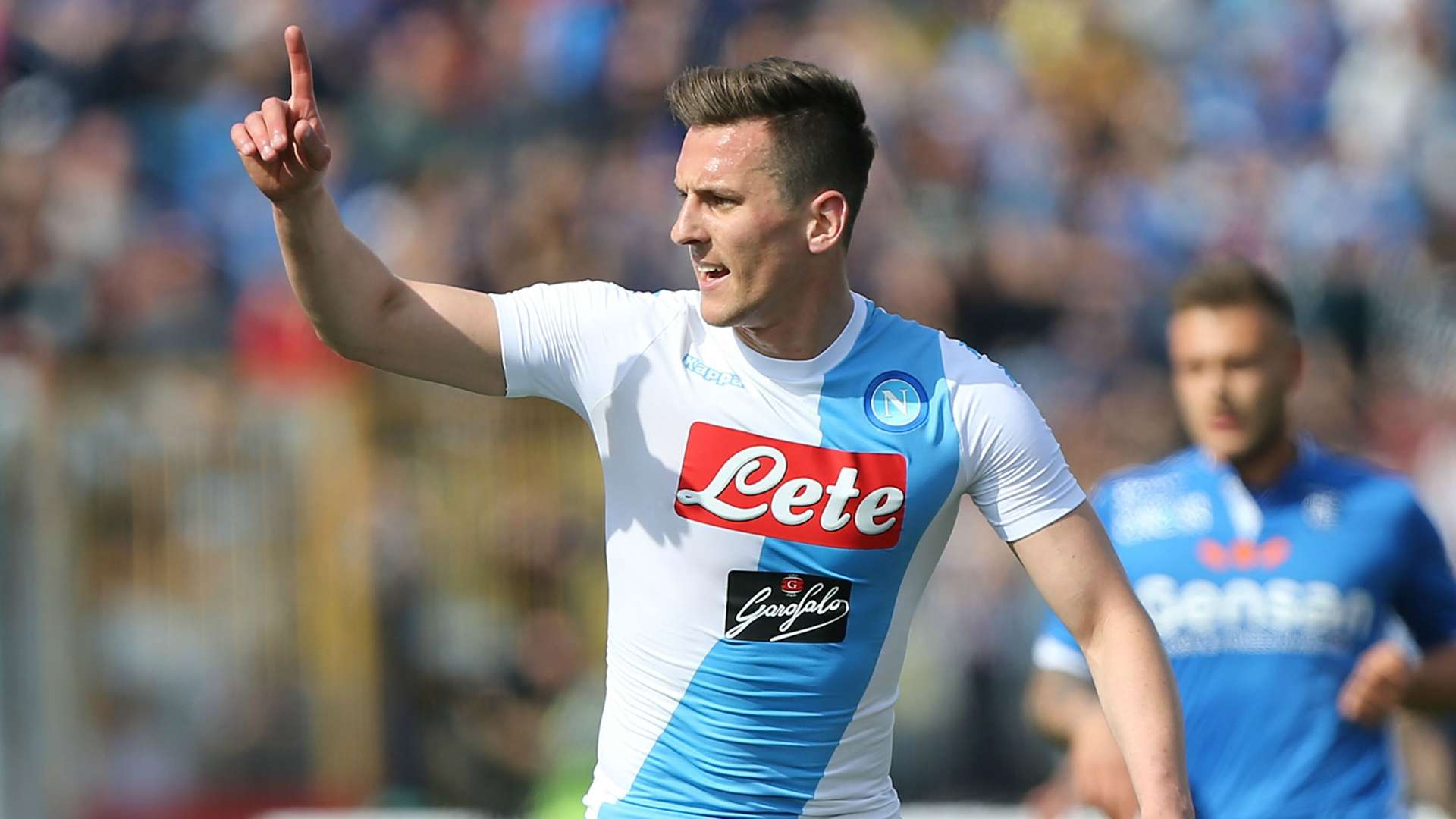 Arkadiusz Milik Napoli Serie A 2016-17