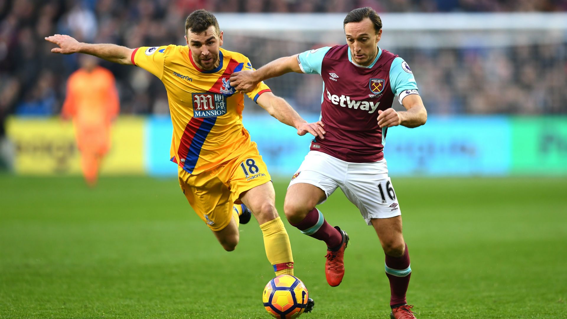 West Ham Crystal Palace Mark Noble Premier League