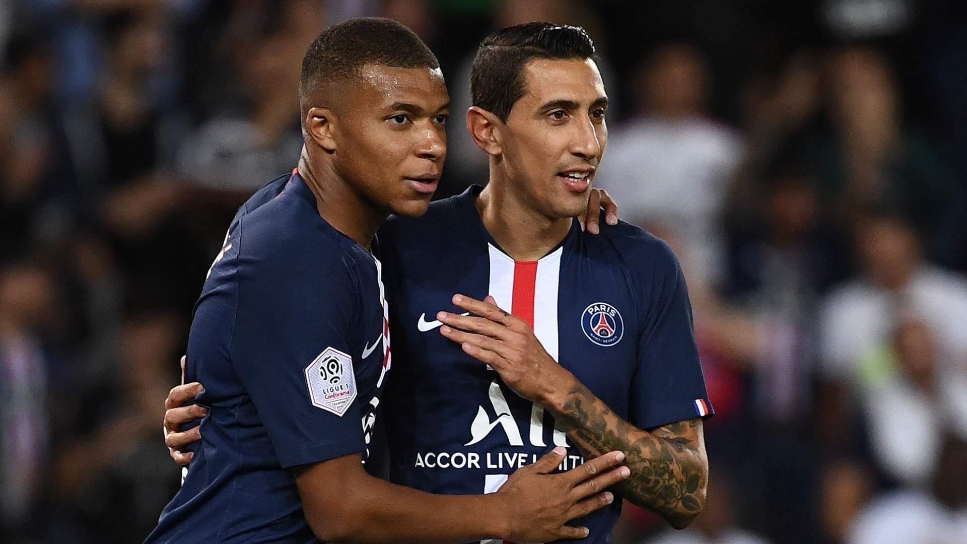 PSG Kylian Mbappe Angel Di Maria 2019-08-11