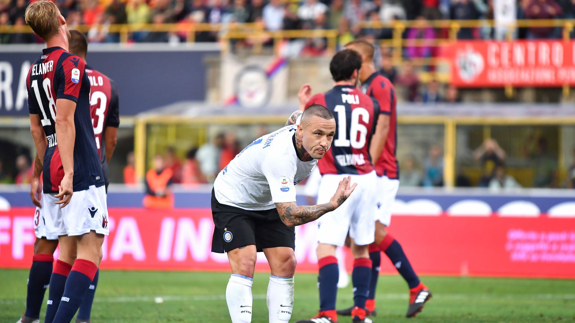 Radja Nainggolan goal Bologna Inter