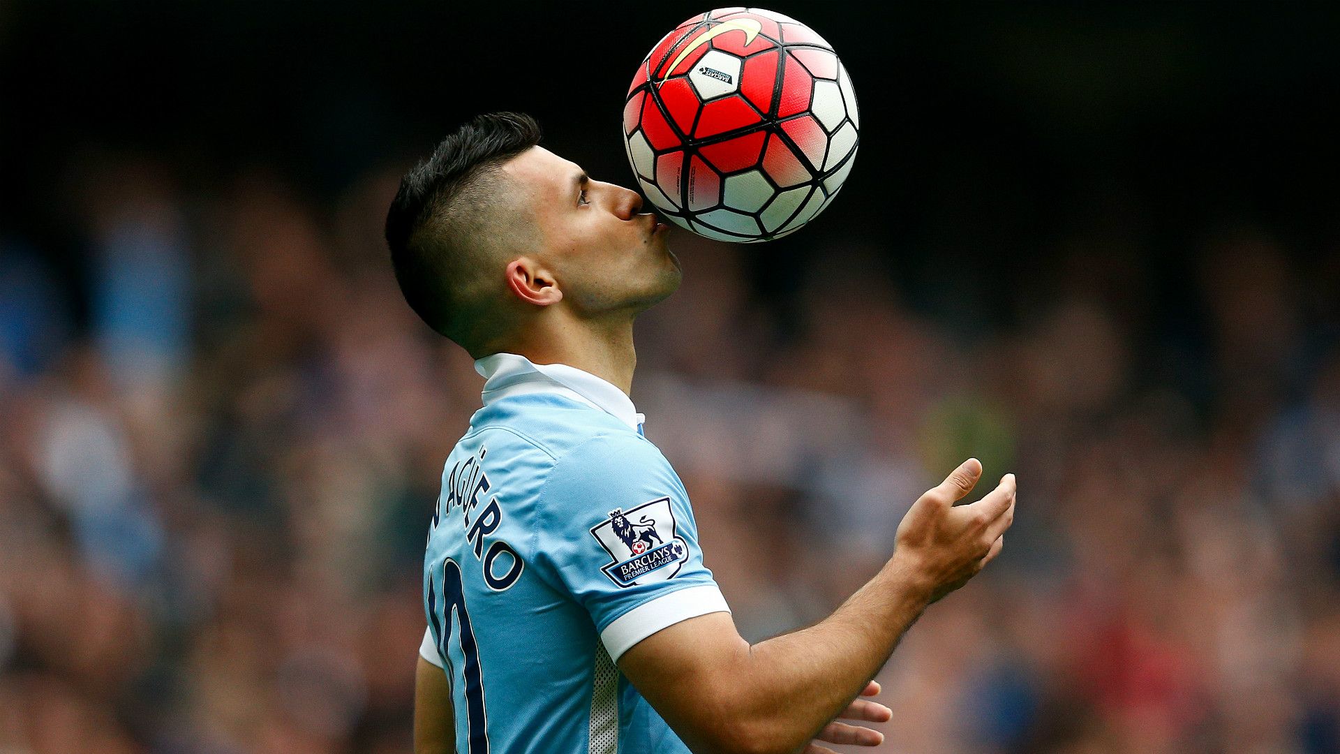 Sergio Aguero Manchester City Newcastle Premier League 3/10/2015