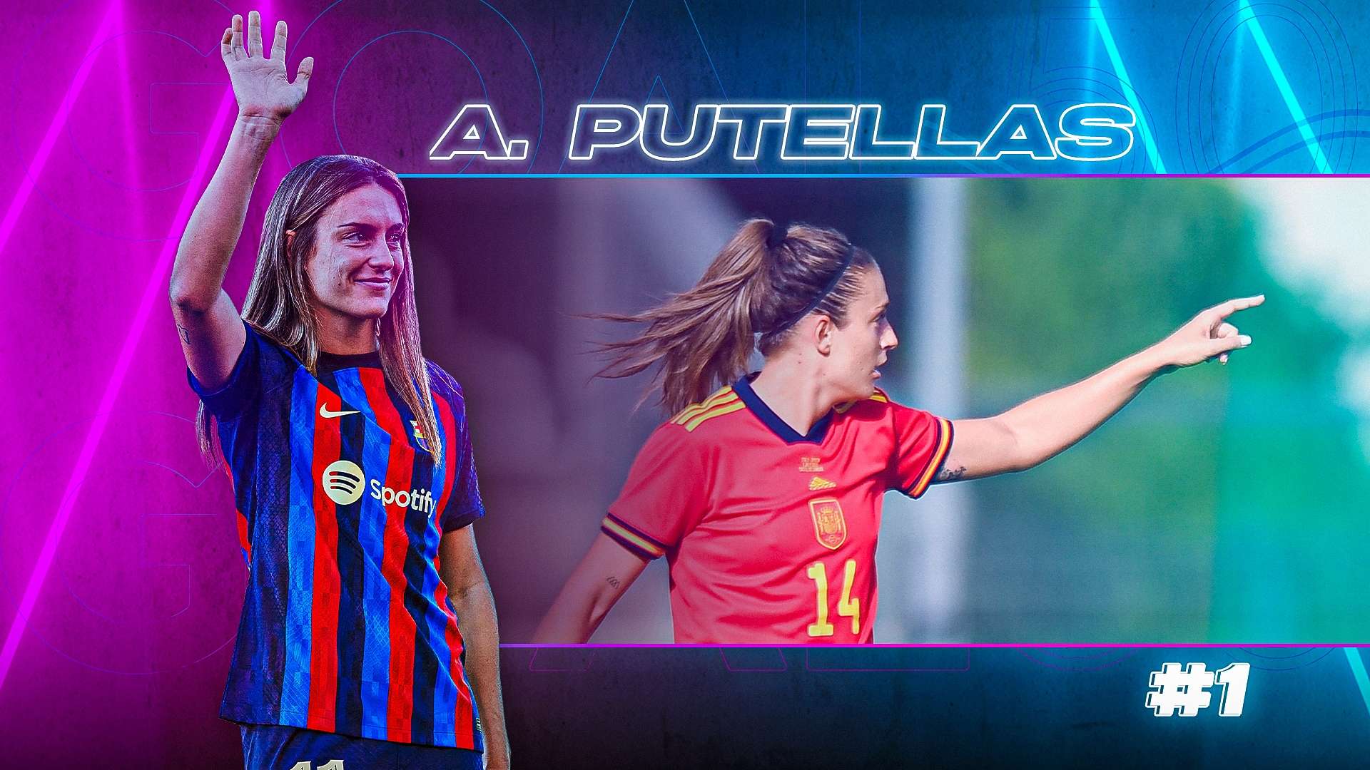 GOAL50 2022 Alexia Putellas GFX Ranking