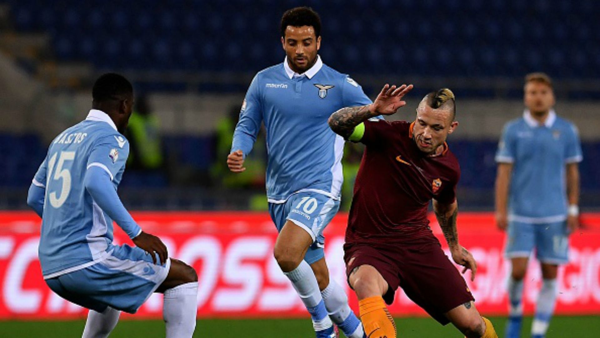 Bastos Radja Nainggolan Lazio Roma Coppa Italia